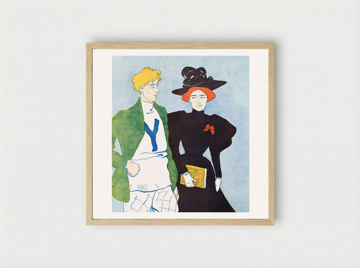 Harper's November - Edward Penfield - Framed Print Wood