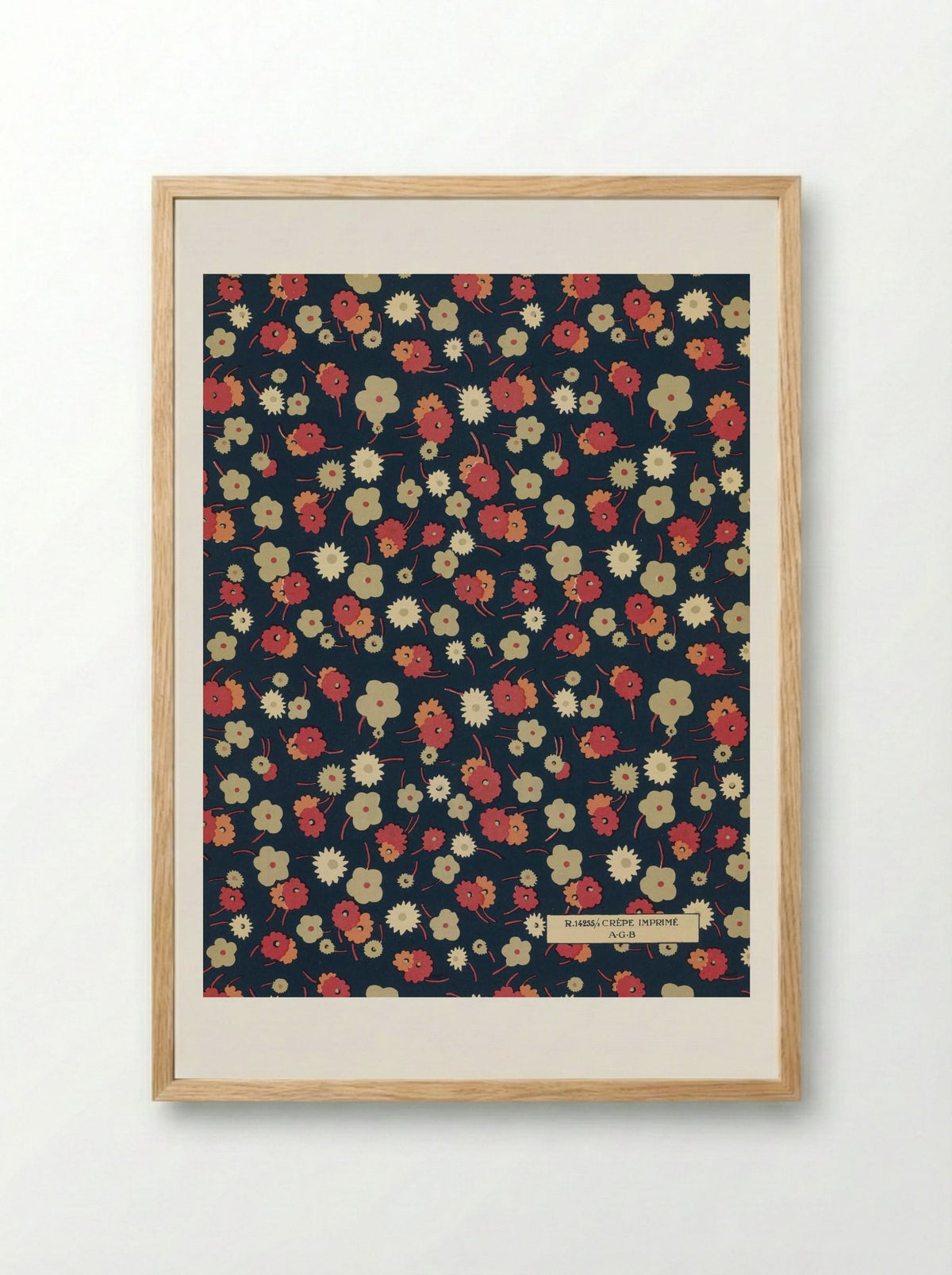 Feuillets de l'Élégance Féminine - Charles Goy - Framed Print Wood
