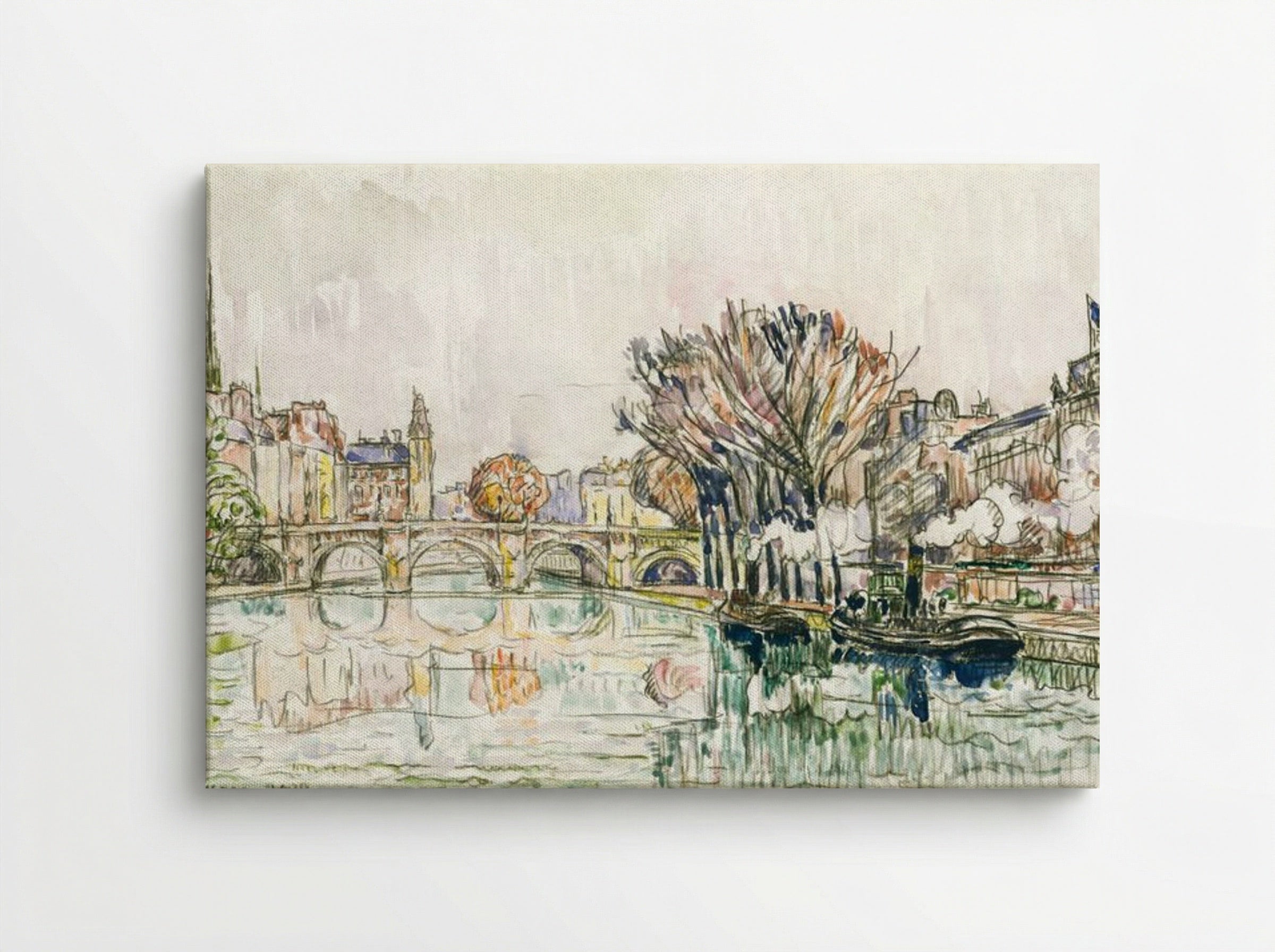 The Pont Neuf, Paris - Paul Signac - Canvas