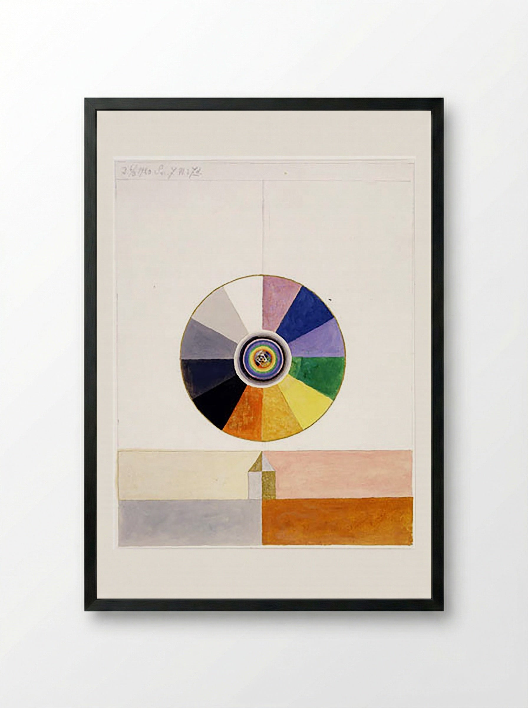 Series VII, No. 7d - Hilma af Klint - Framed Print Black