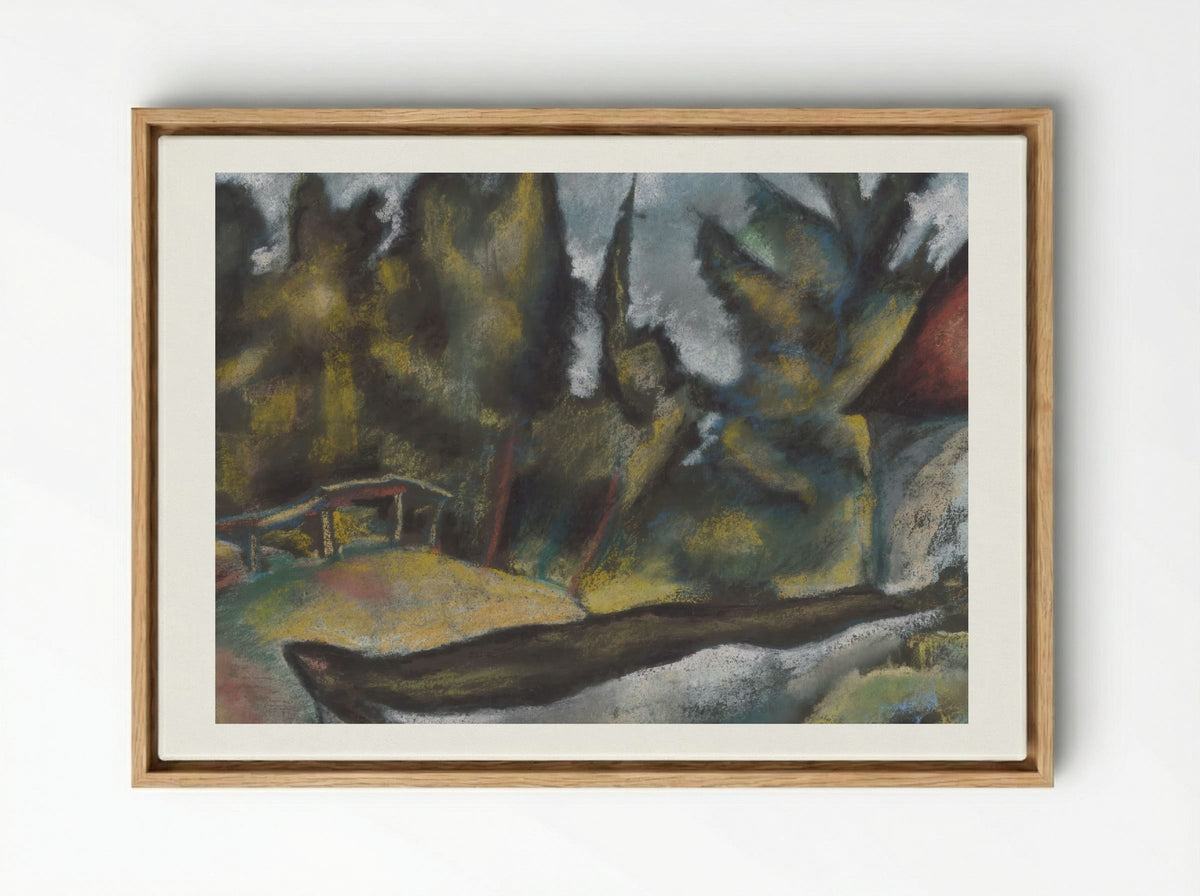 Kosice Calvary - Konstantin Bauer - Framed Canvas Wood