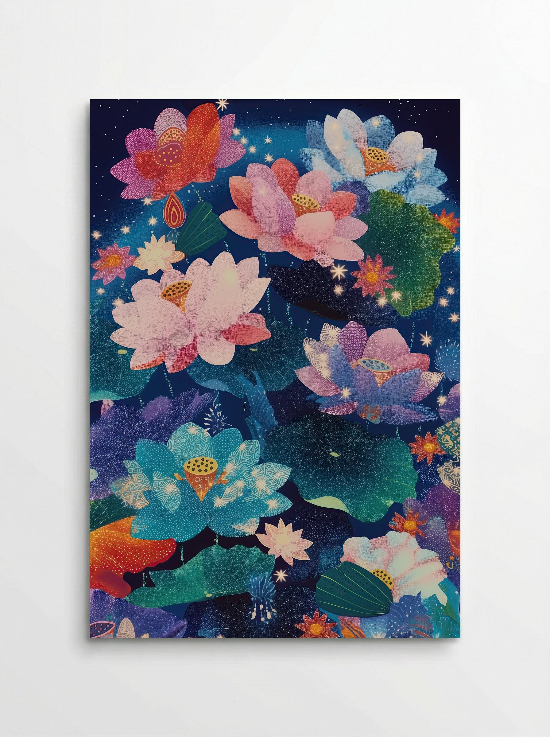 Celestial Bloomscape - Poster