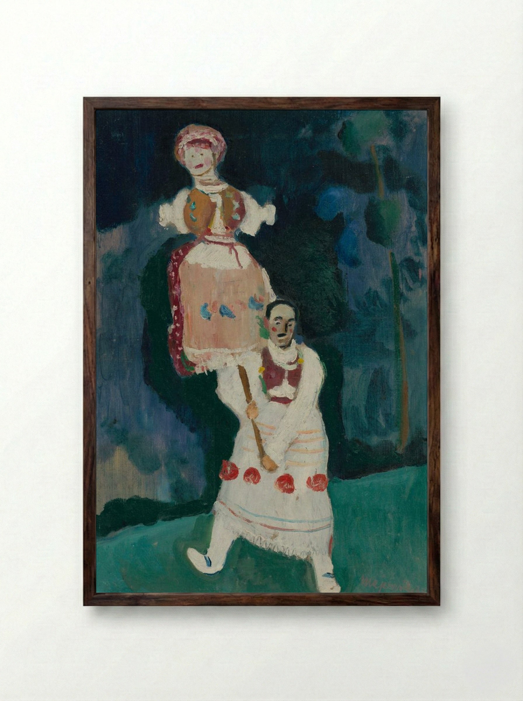 Morena - Cyprián Majerník - Framed Print Dark Wood