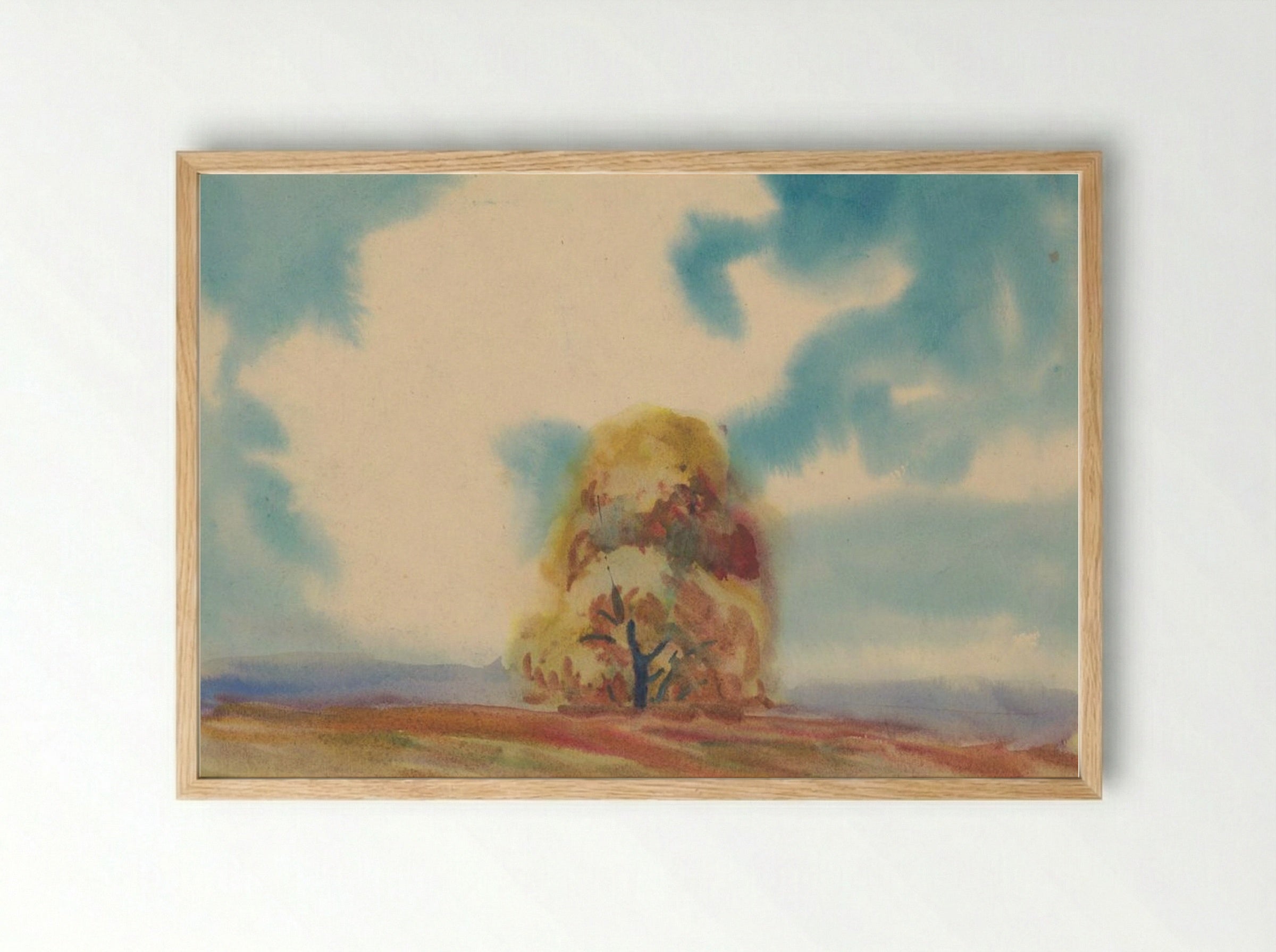 Autumn Tree - Zolo Palugyay - Framed Print Wood