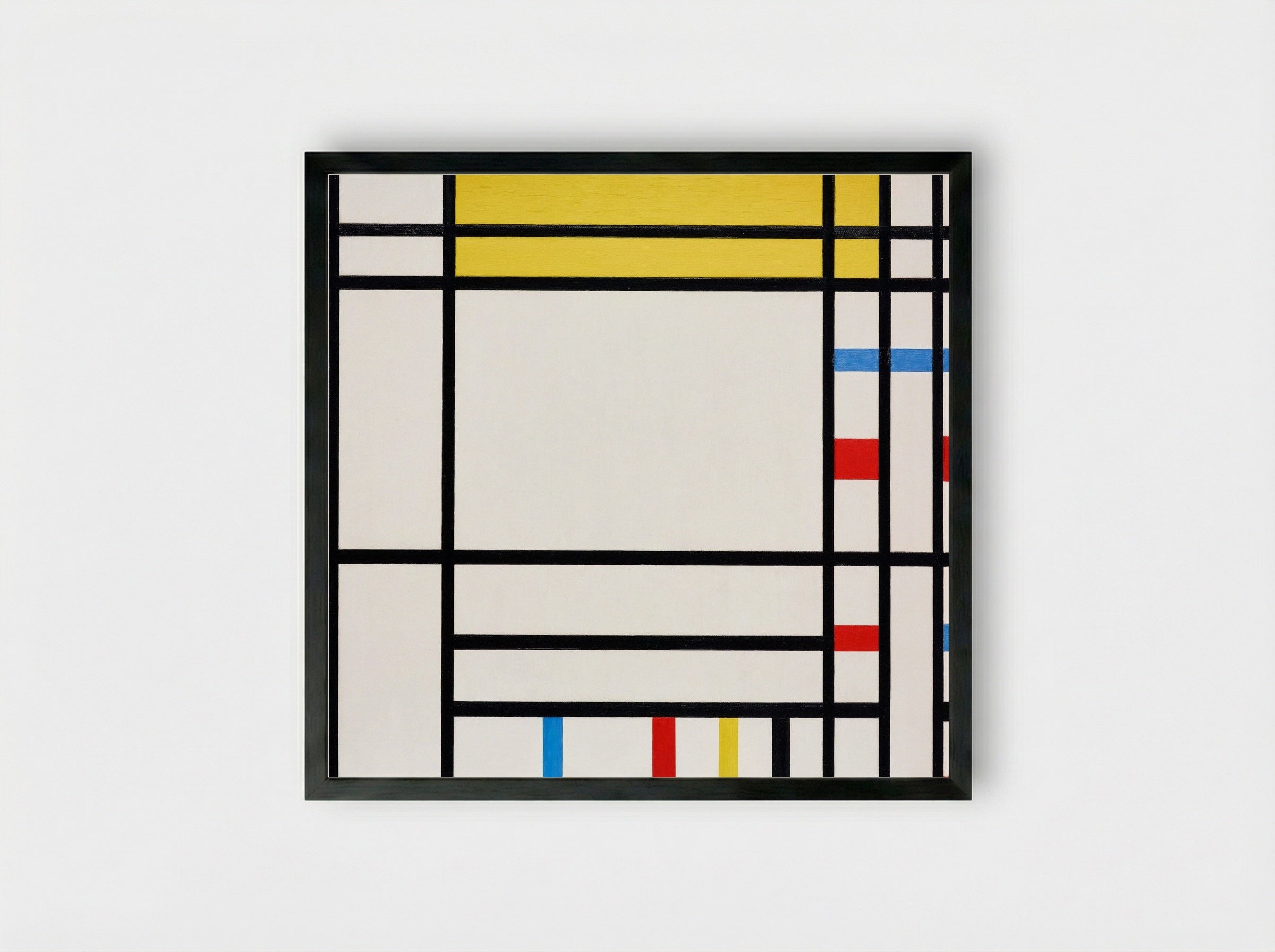 Place de la Concorde - Piet Mondrian - Framed Print Black