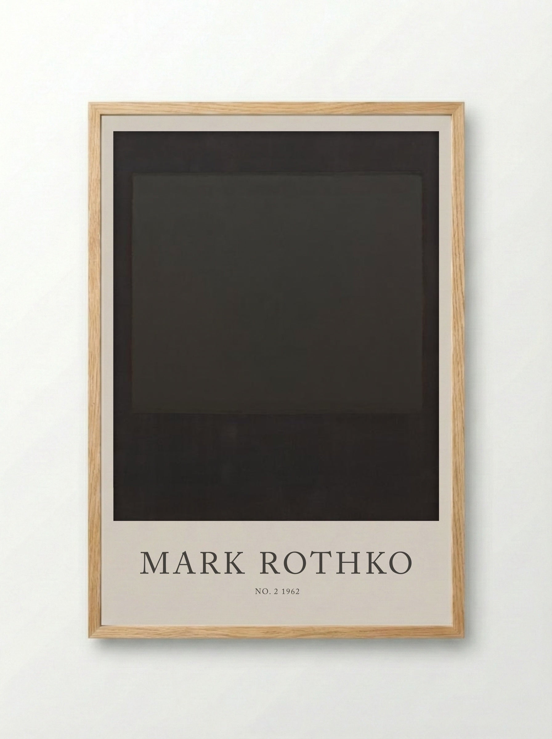 No. 2 - Mark Rothko - Framed Print Wood