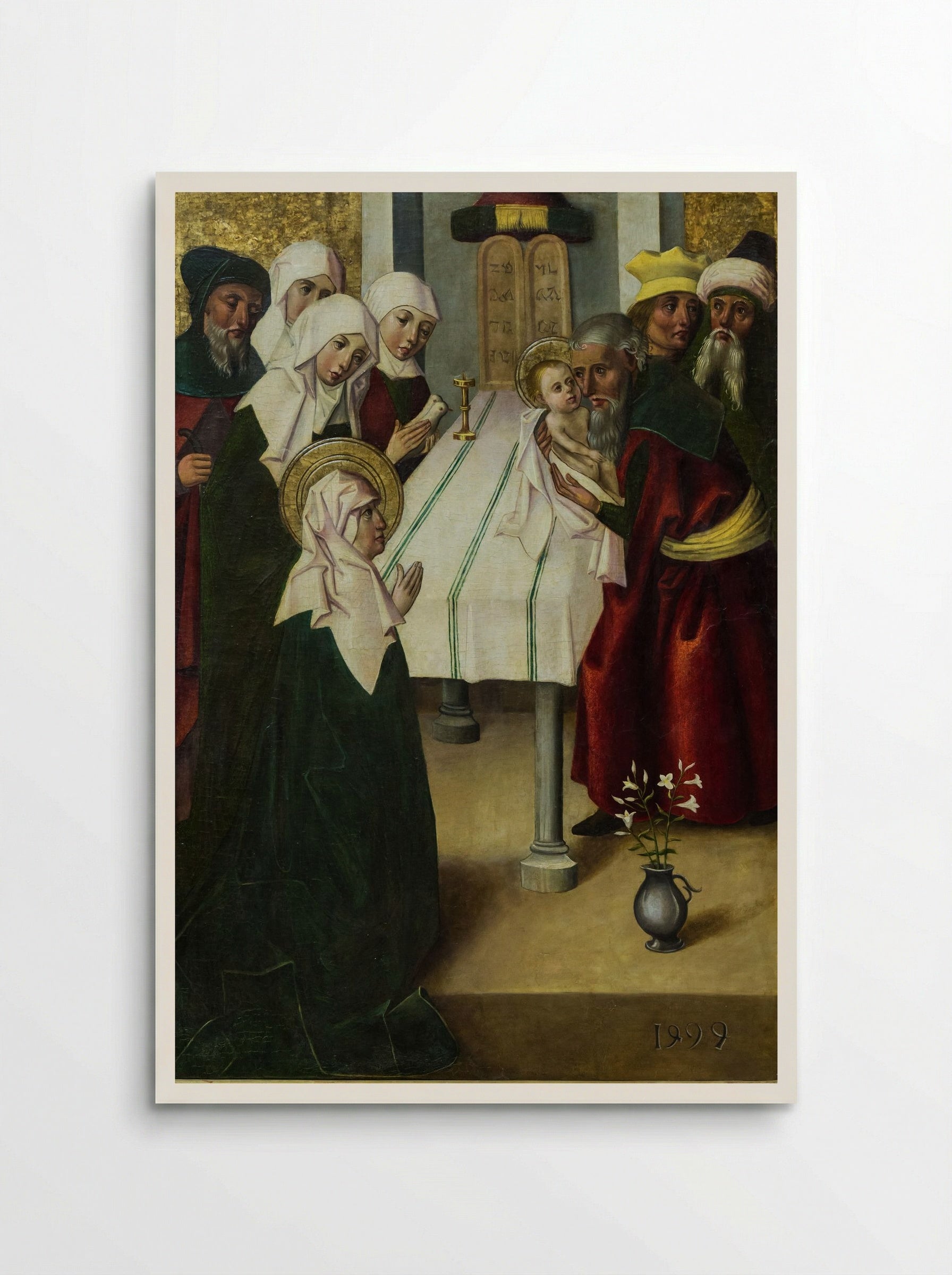 Presentation at the Temple - Meister von Seitenstetten - Poster