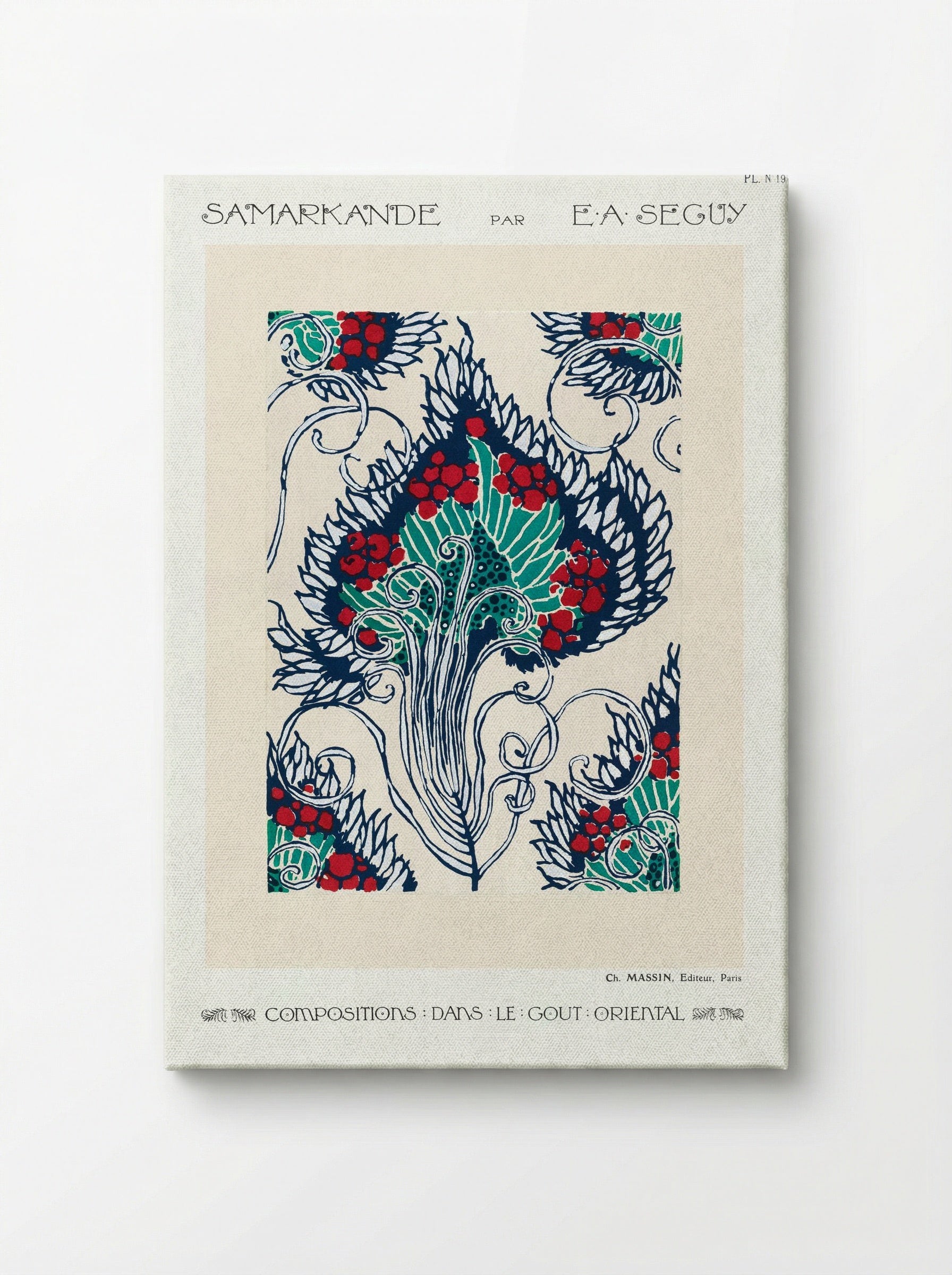 Samarkande, Planche 19 - Émile-Allain Séguy - Canvas