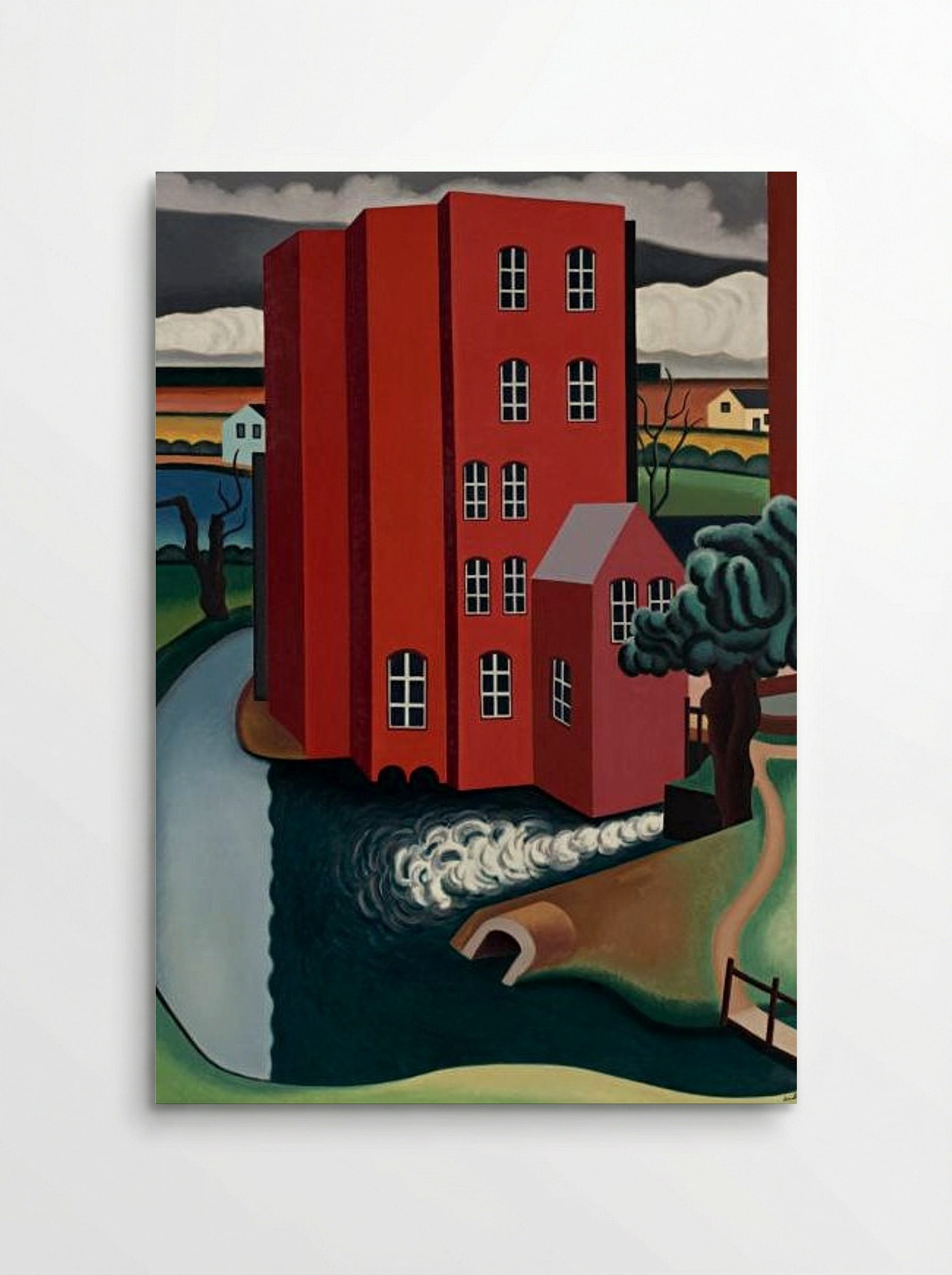 The Red House - Charles Demuth - Poster