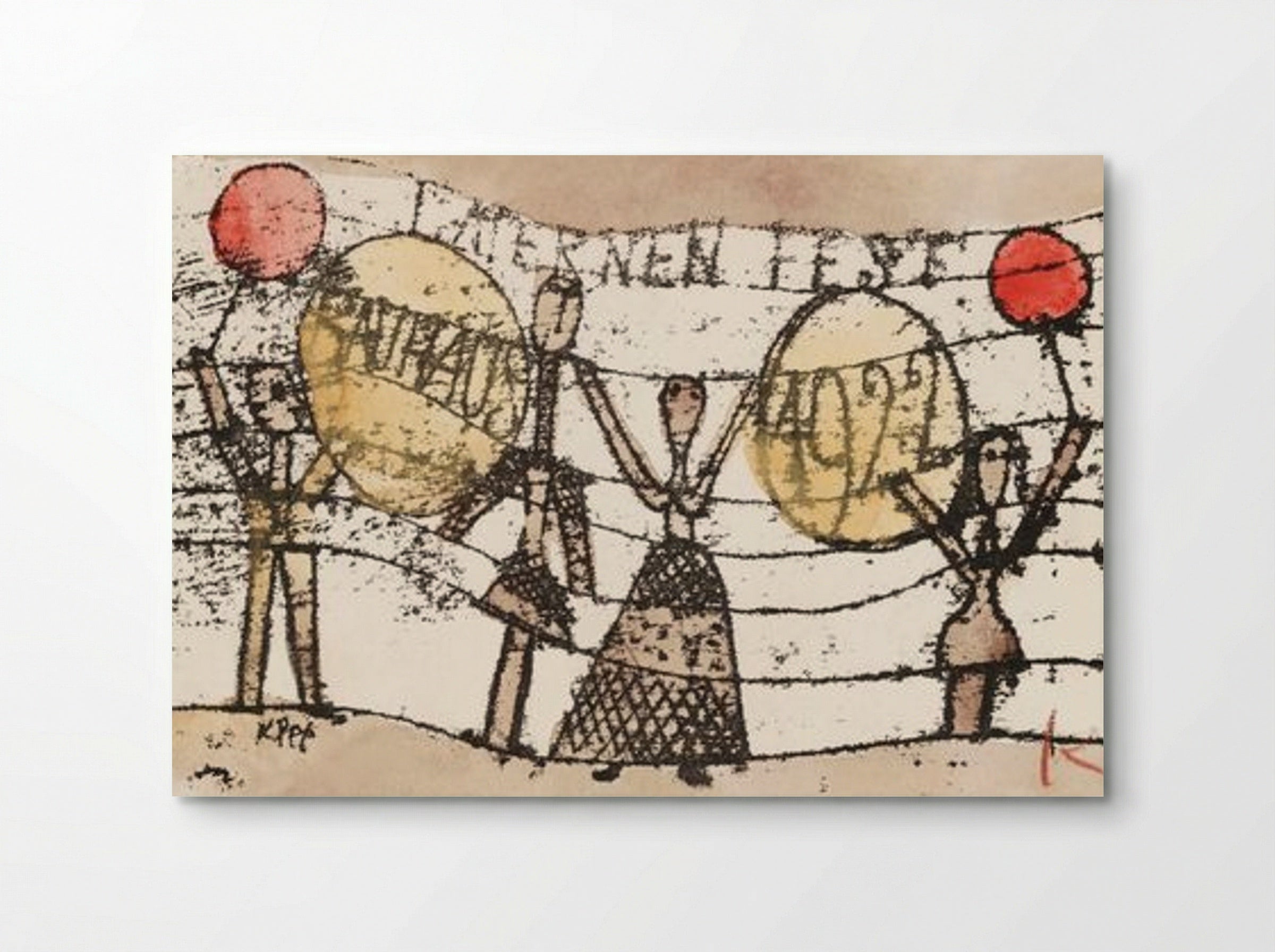 Postcard to Katherine Dreier, Paris - Paul Klee - Poster