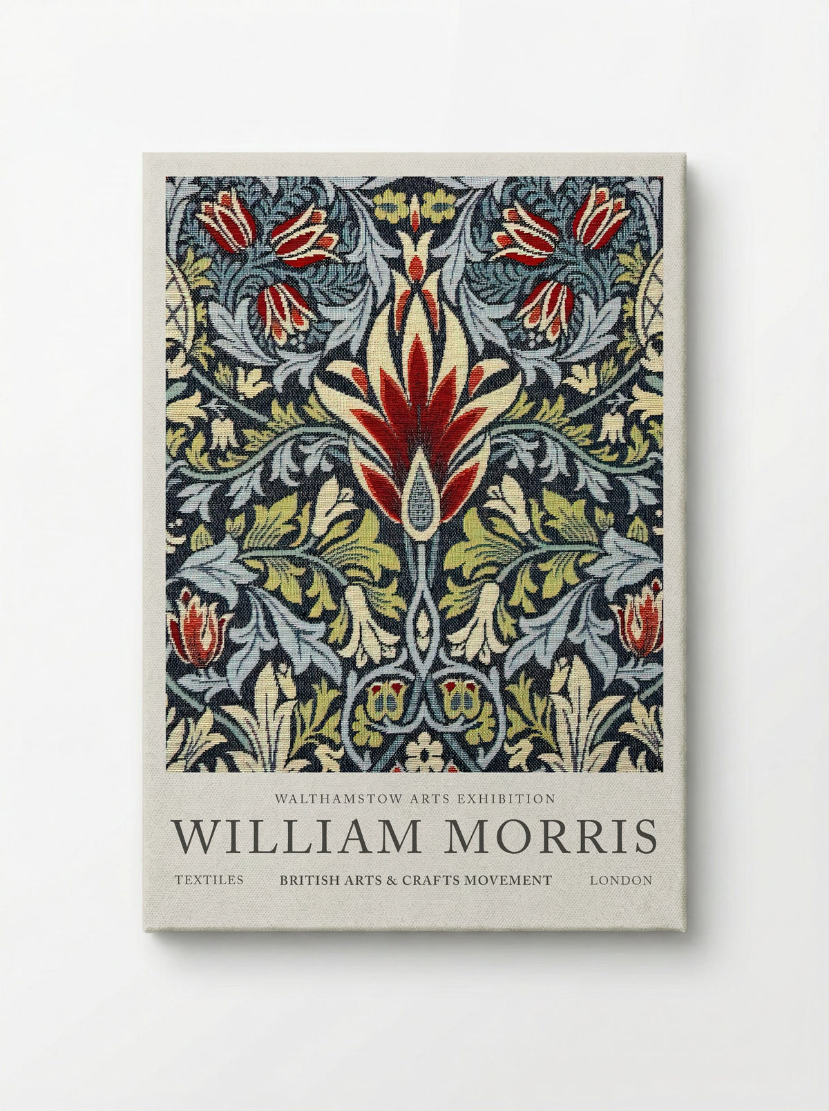 Snake Tapestry - William Morris - Fine Art Print