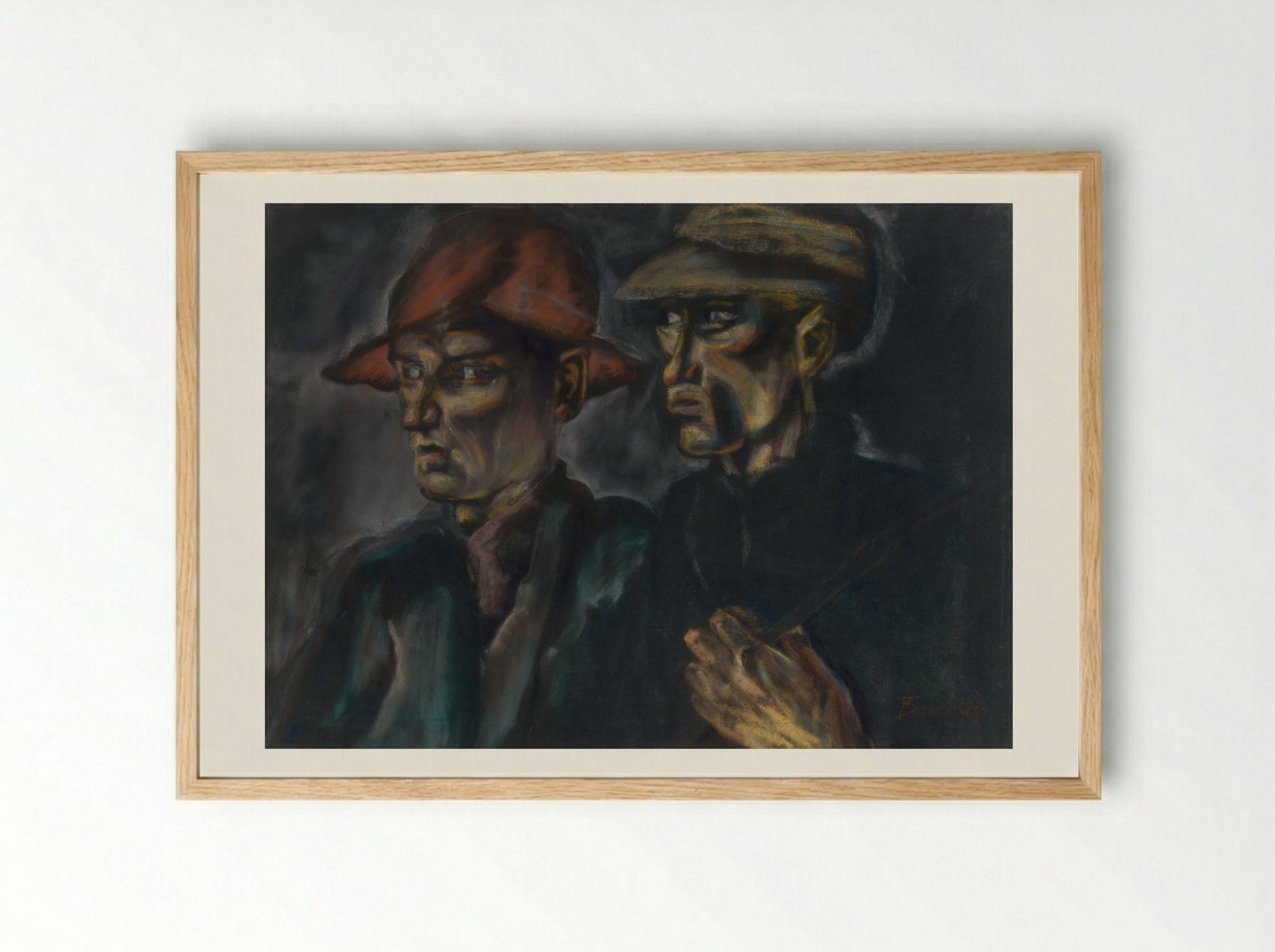 Tramps - Konstantin Bauer - Framed Print Wood