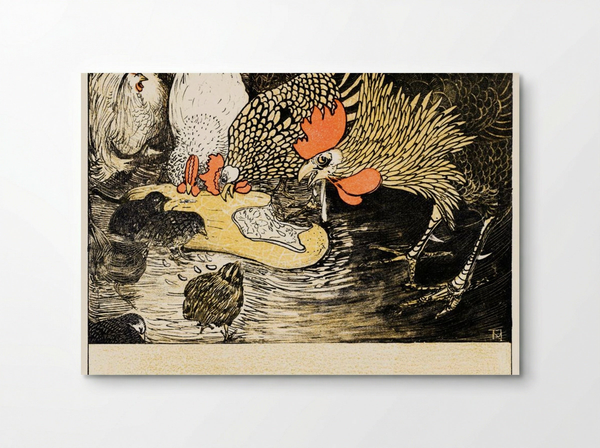 Hen and Chicks - Theo van Hoytema - Poster