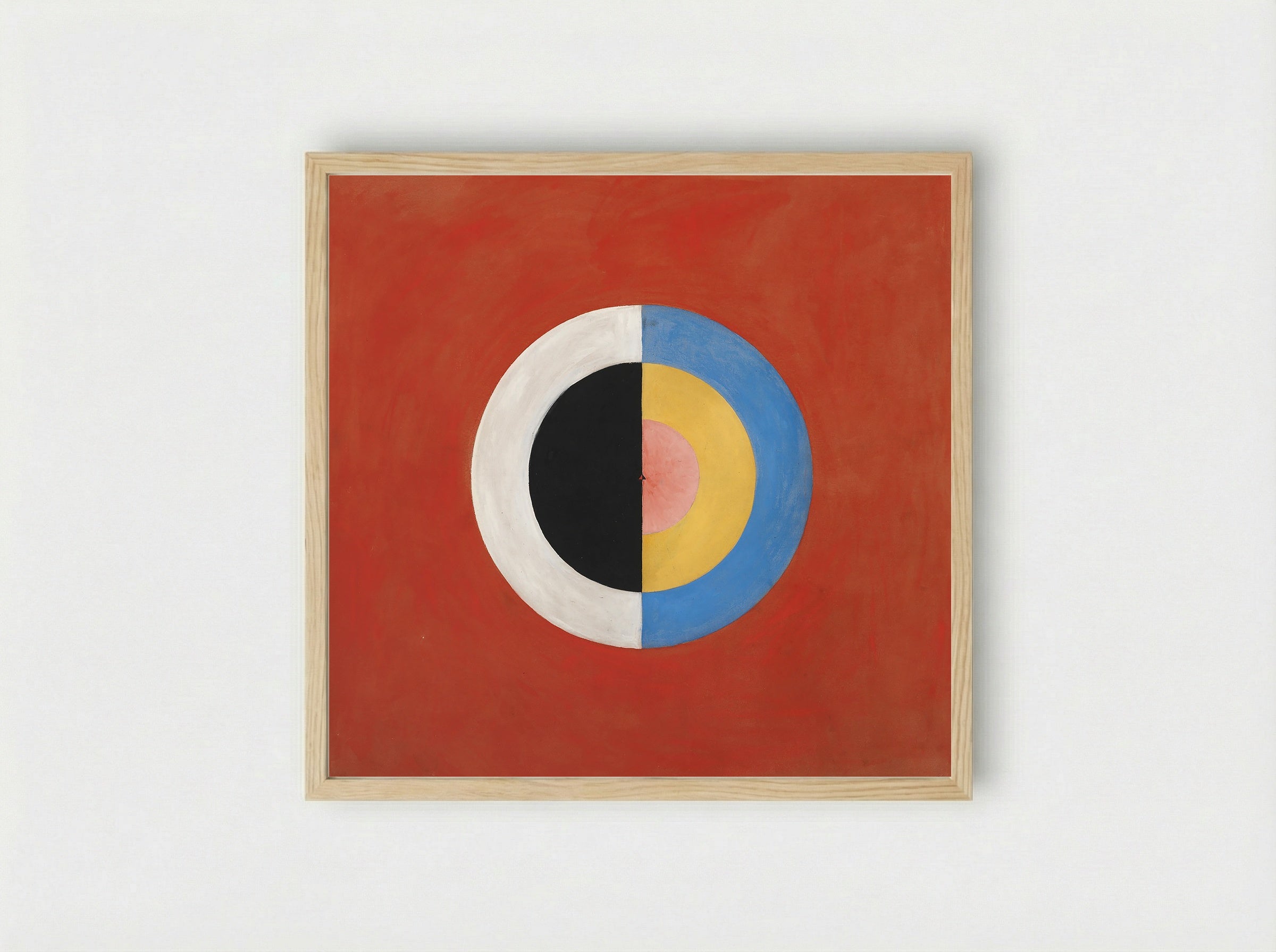 The Swan, No. 17 - Hilma af Klint - Framed Print Wood