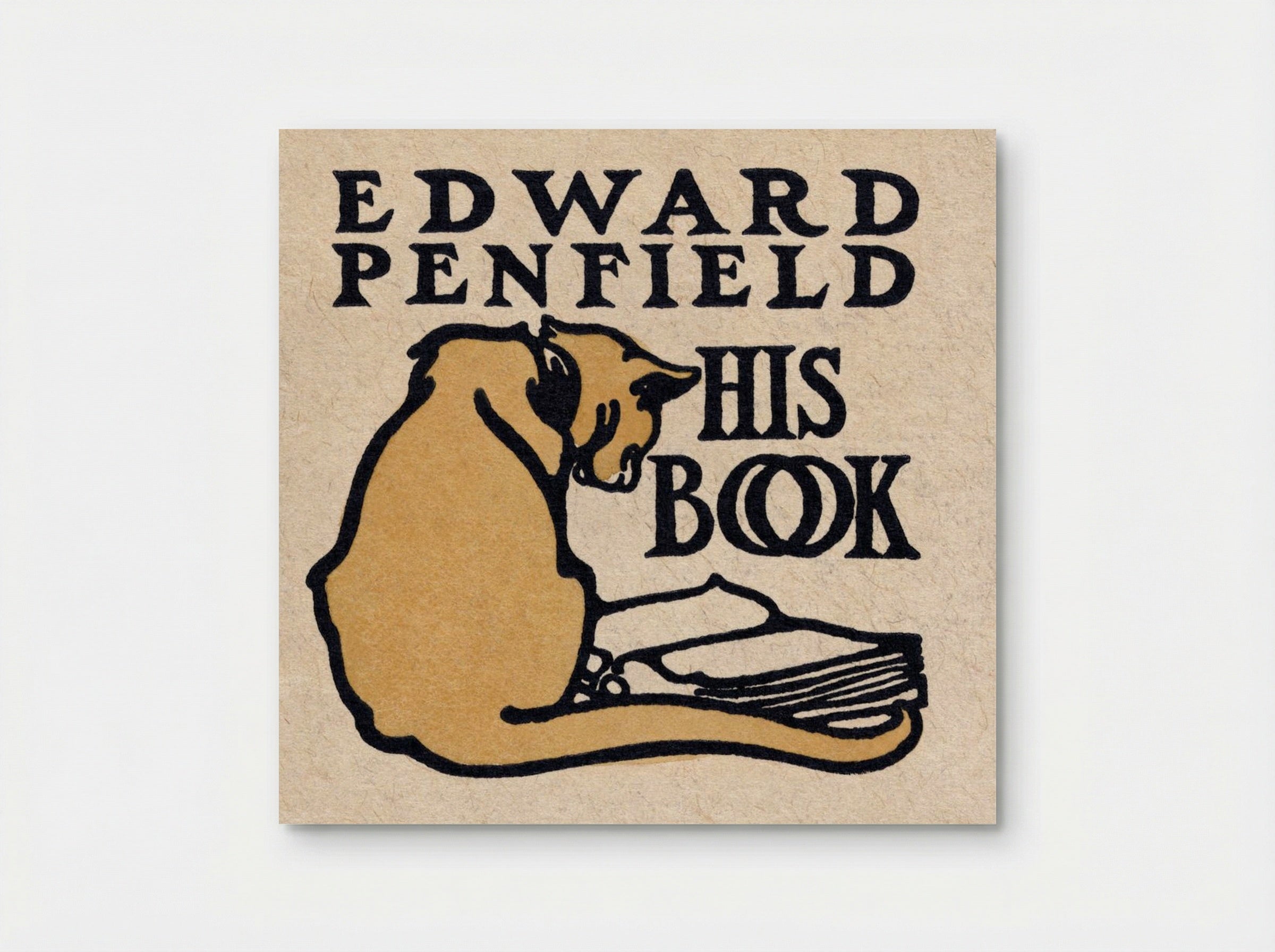 His Book - Edward Penfield - Poster