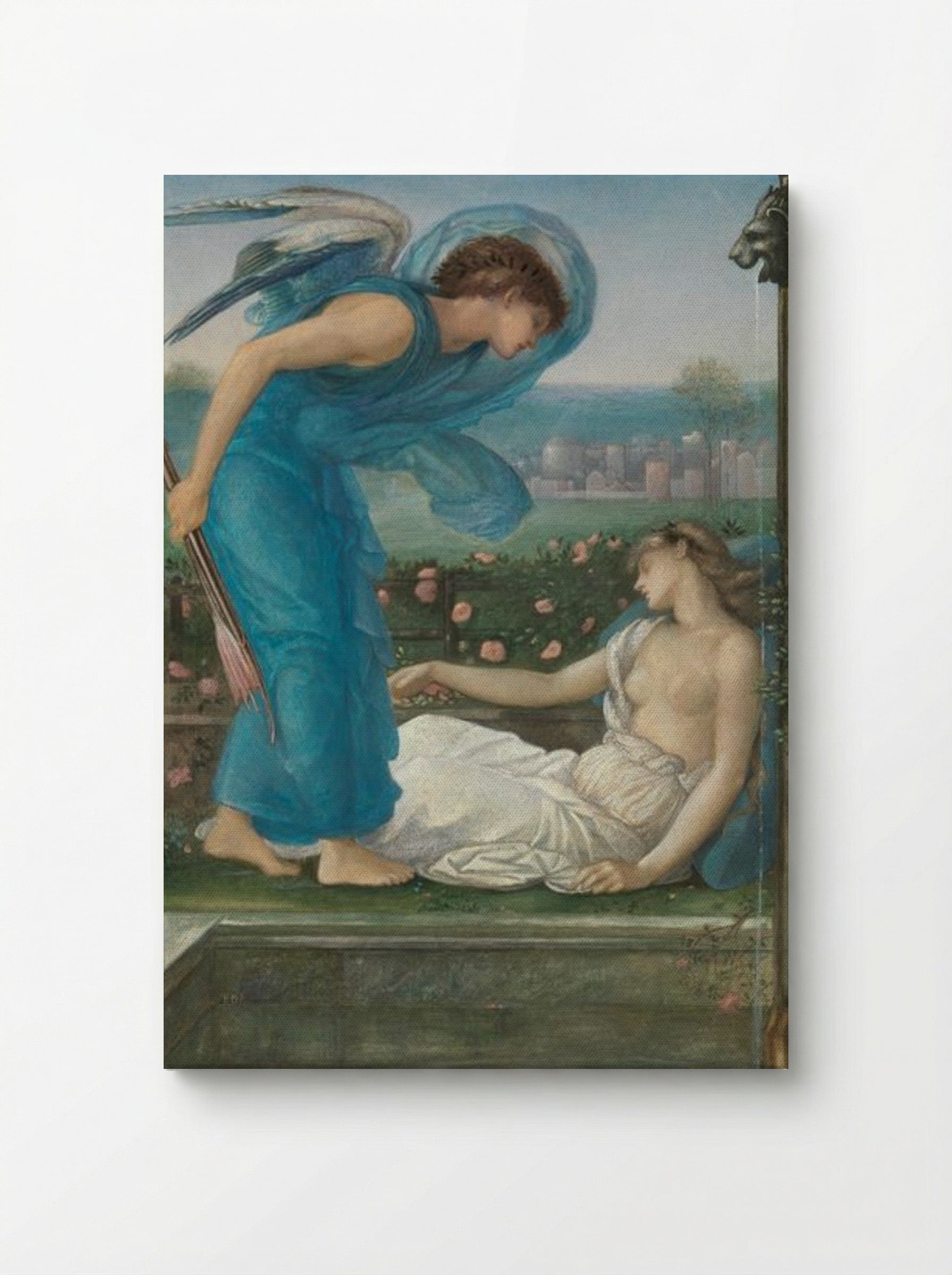 Cupid and Psyche - Edward Burne-Jones - Canvas