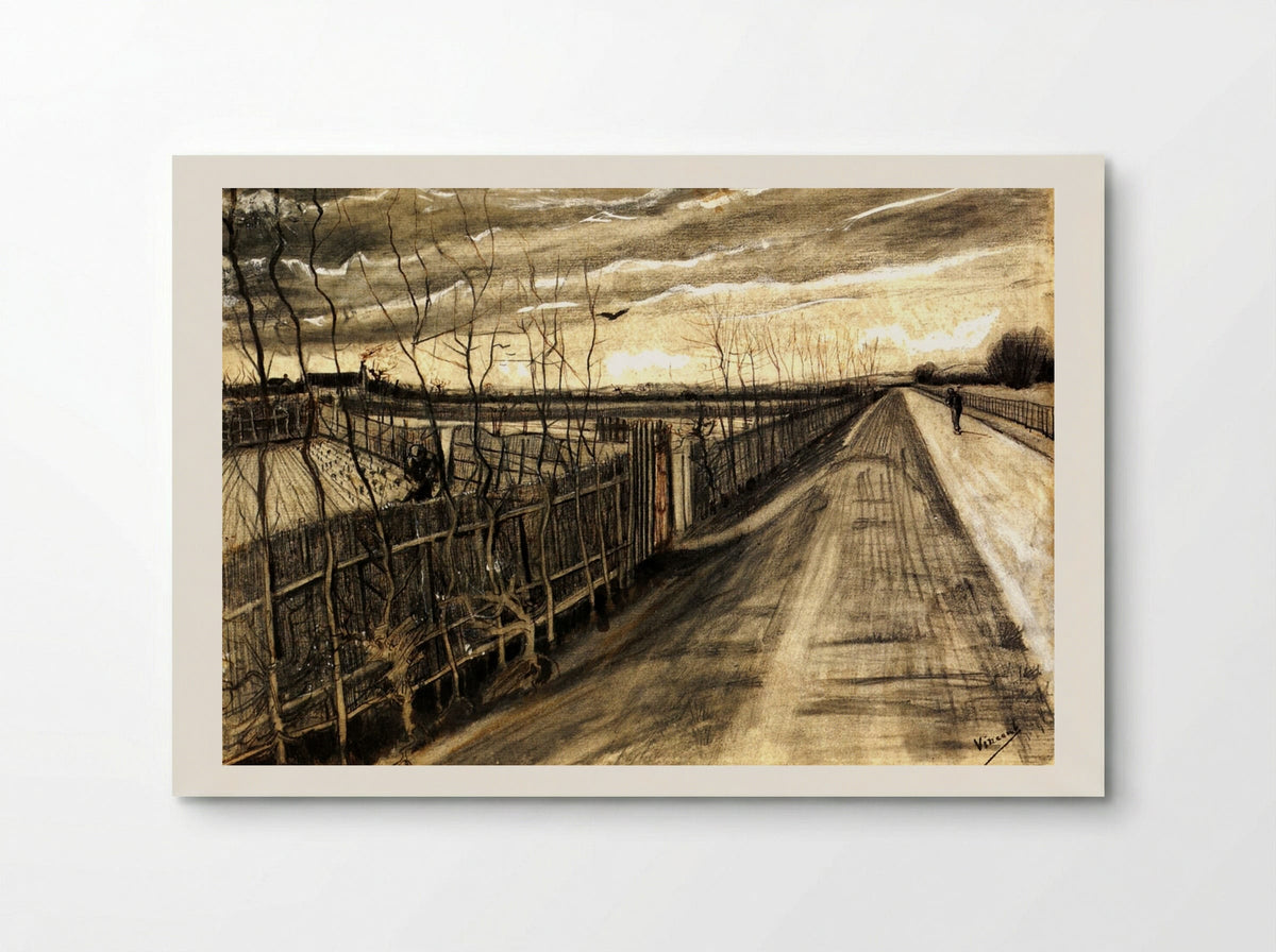 Country Road in Provence near Tarascon - Vincent van Gogh - Poster