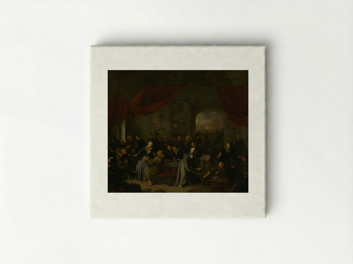Monk's Entertainment in a Roman Cloister - Pieter Jansz. Quast - Canvas