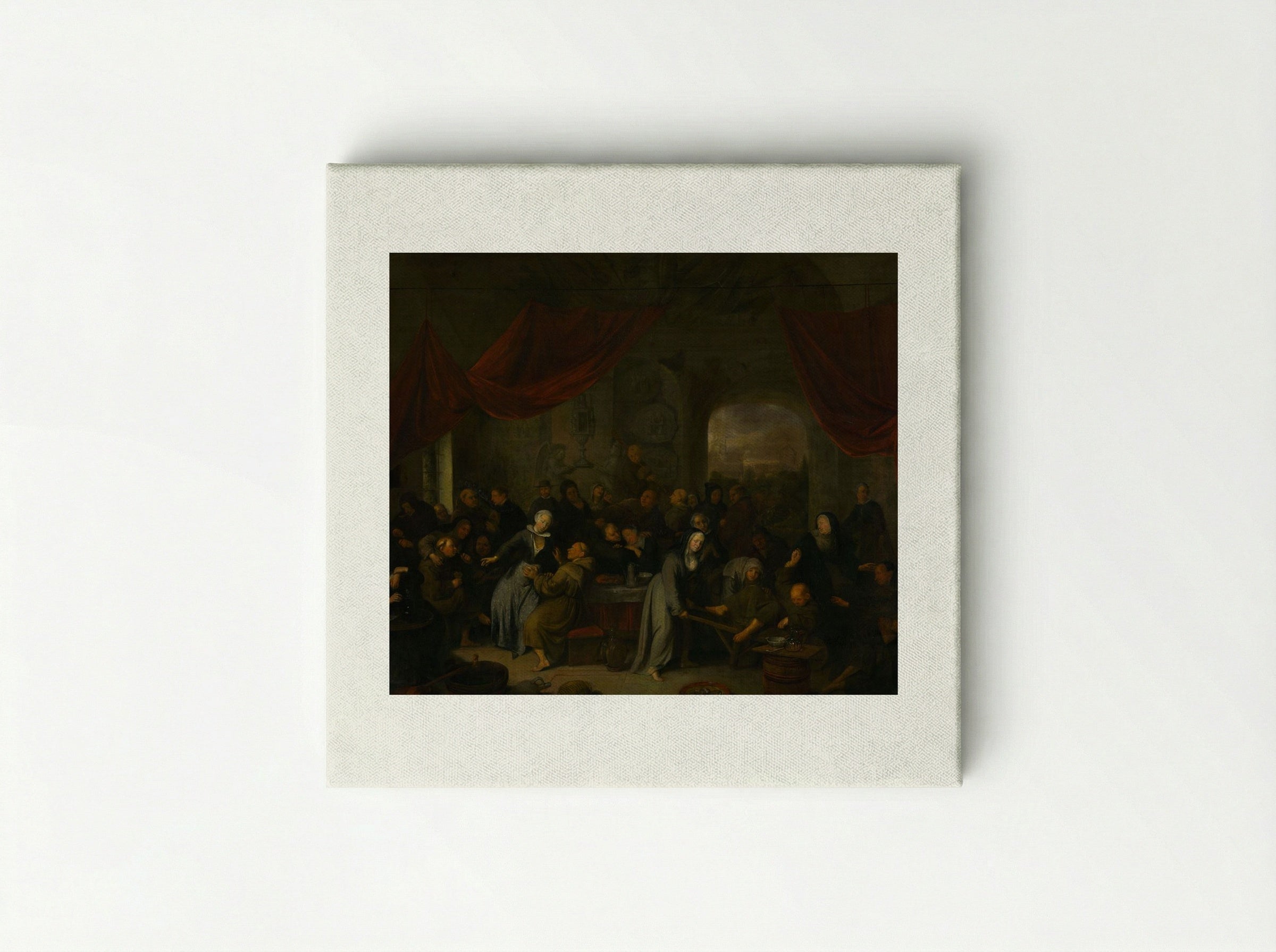 Monk's Entertainment in a Roman Cloister - Pieter Jansz. Quast - Canvas