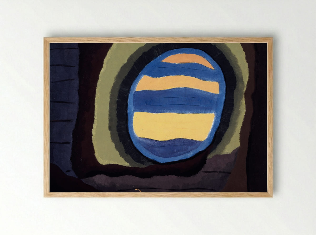 Out the Window - Arthur Dove - Framed Print Wood