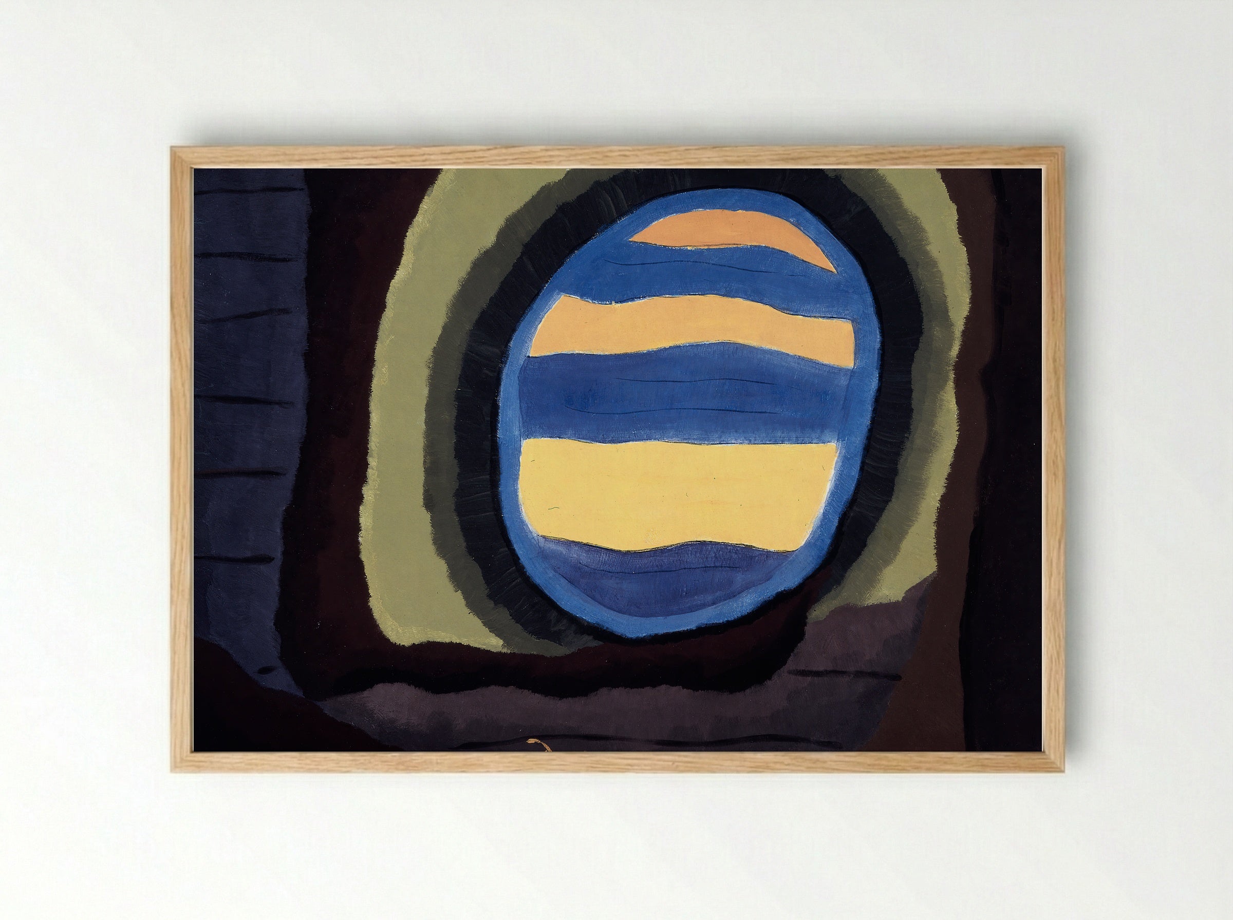 Out the Window - Arthur Dove - Framed Print Wood