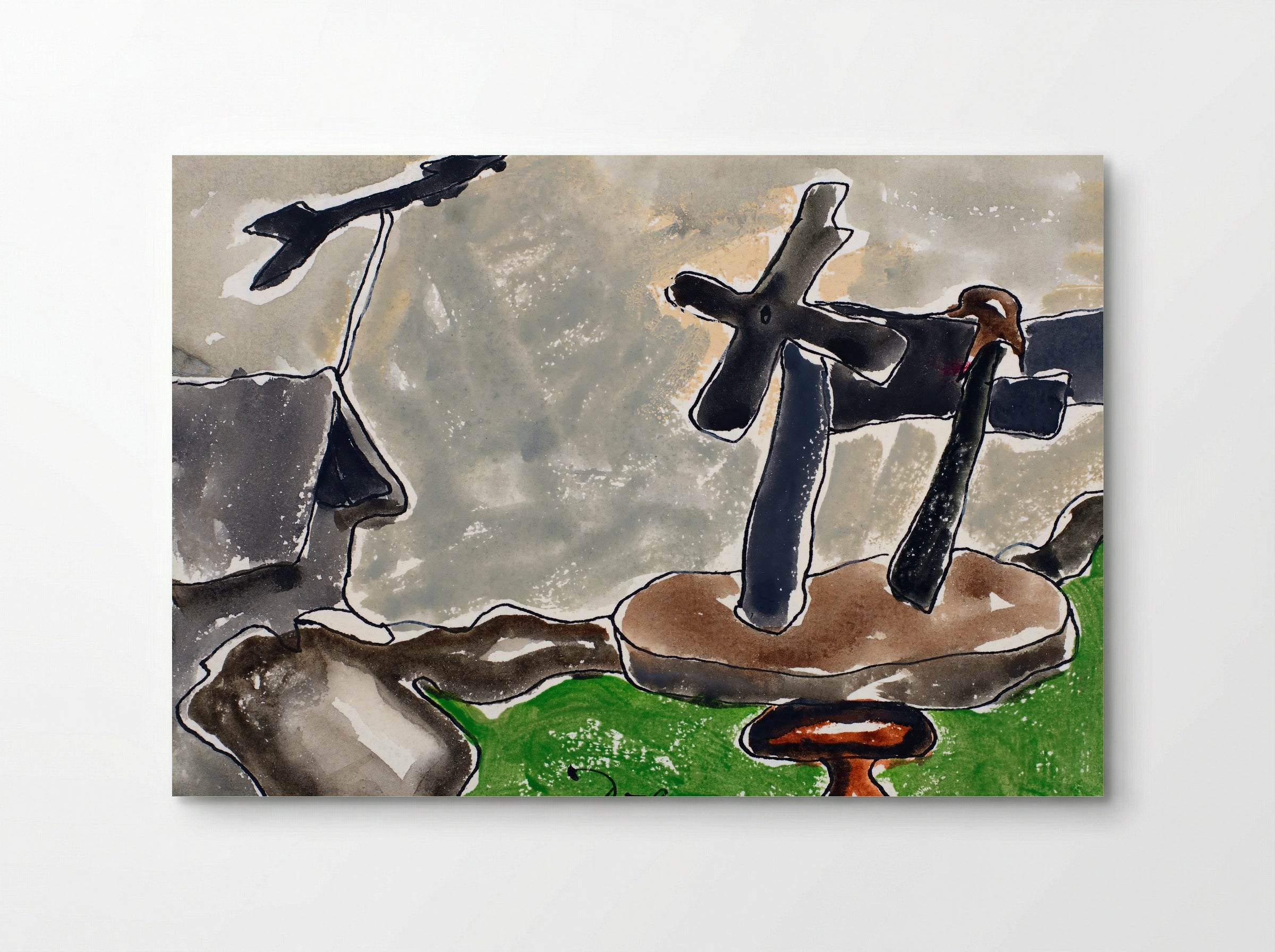 Landscape with Weather Vane - Arthur Dove - Poster