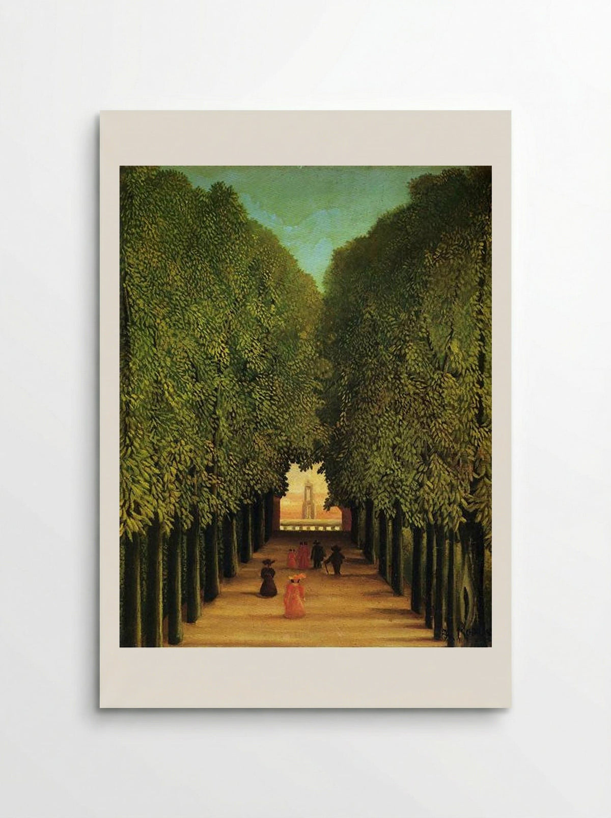 Alleyway in the Park of Saint-Cloud - Henri Rousseau - Poster