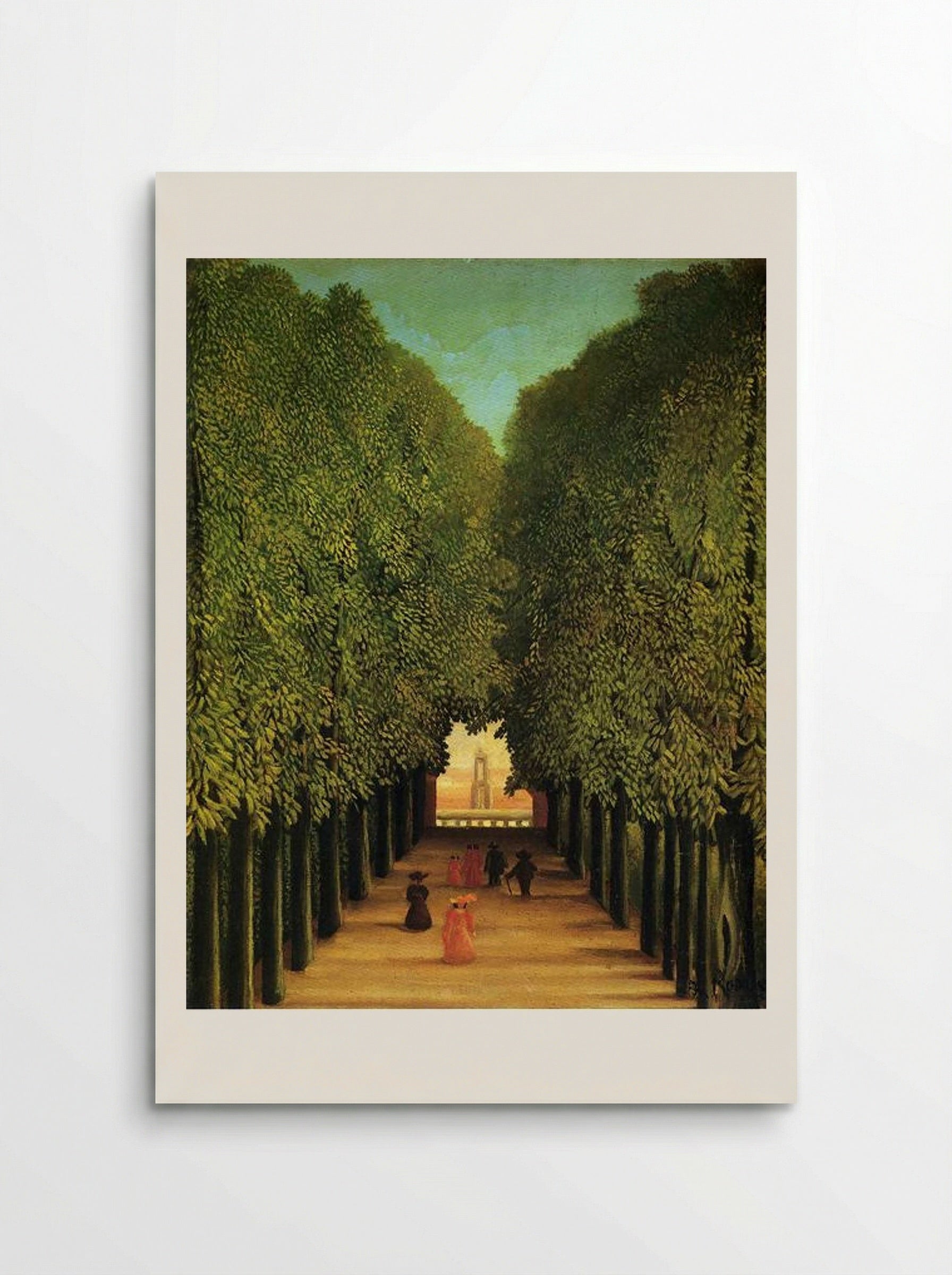 Alleyway in the Park of Saint-Cloud - Henri Rousseau - Poster