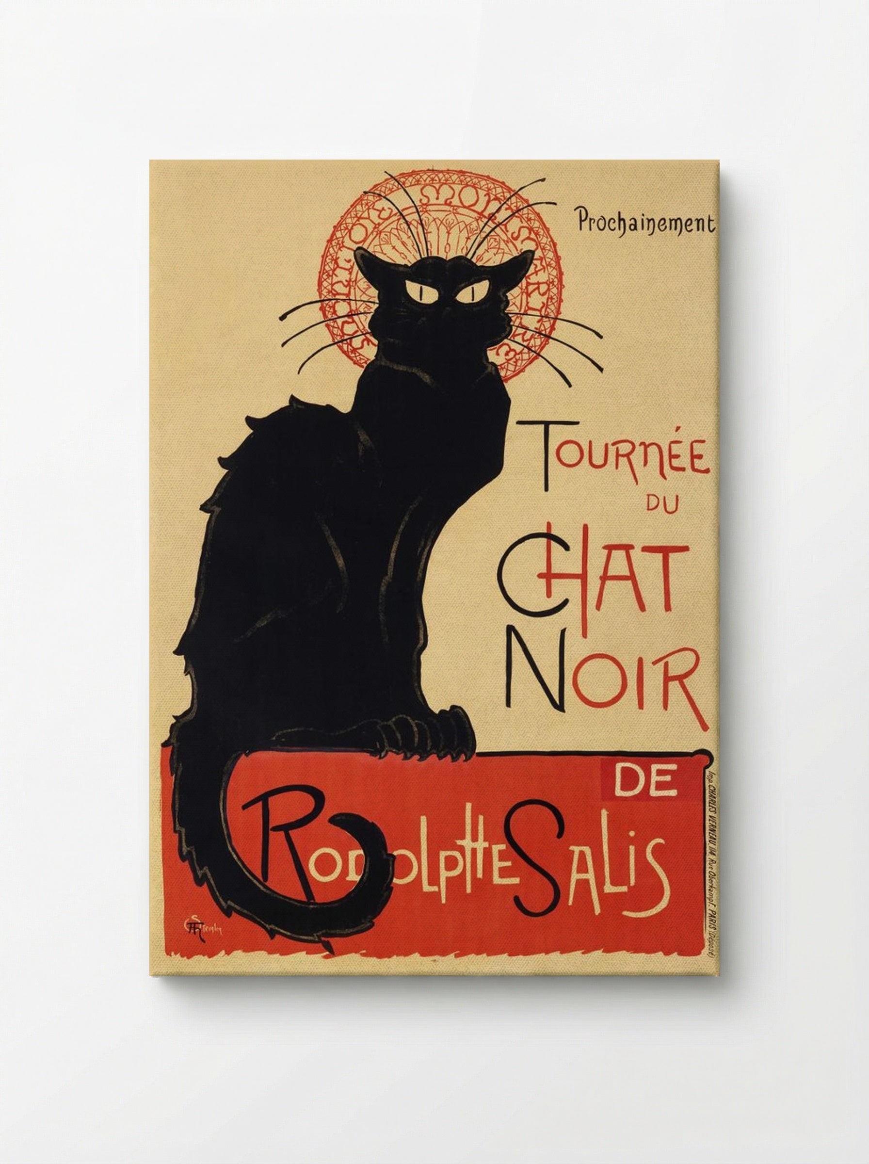 Tournée du Chat Noir - Théophile Alexandre Steinlen - Canvas
