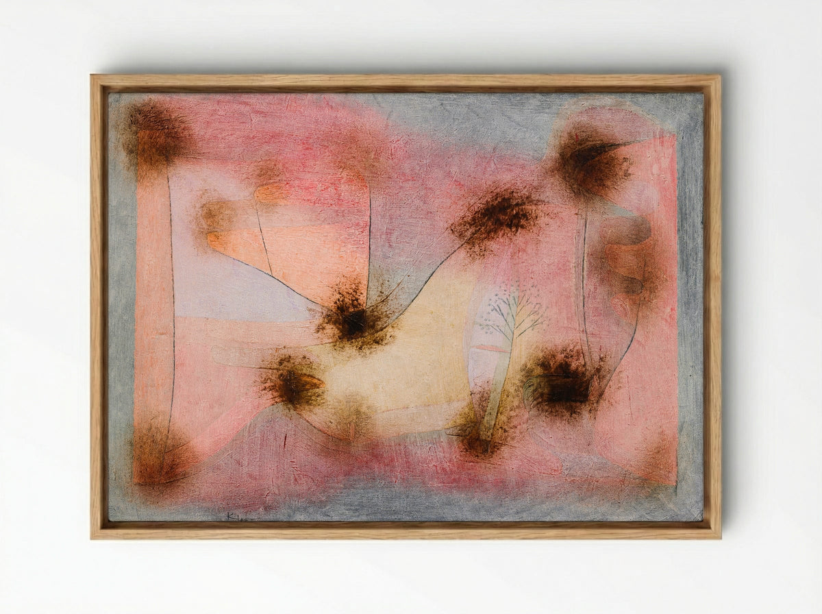 Hardy Plants - Paul Klee - Framed Canvas Wood