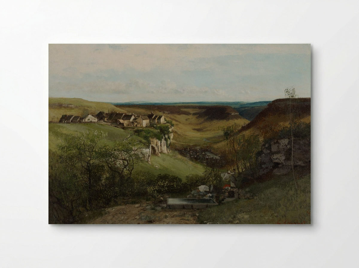 Château d'Ornans - Gustave Courbet - Poster