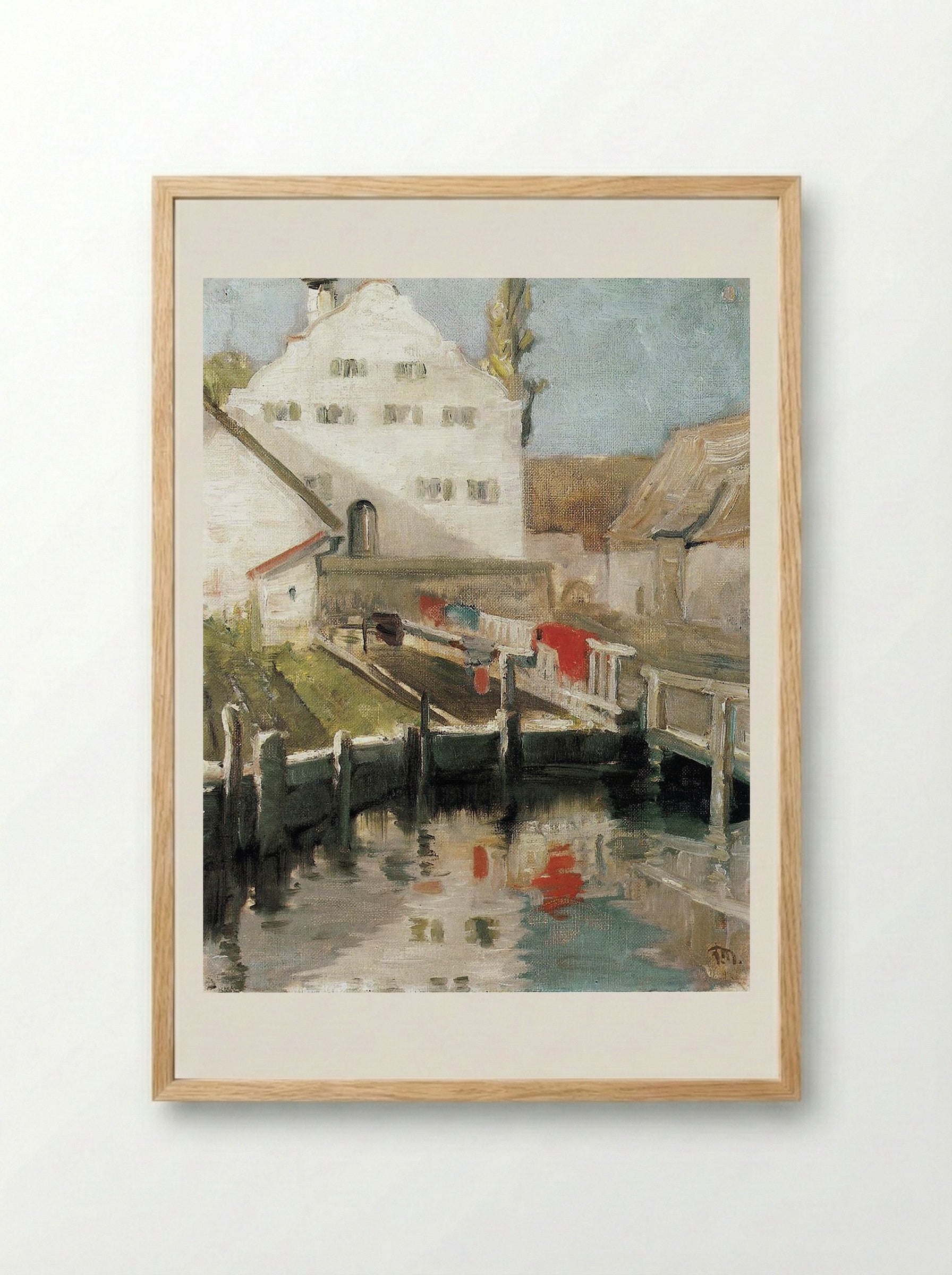 Indersdorf - Carl Moll - Framed Print Wood