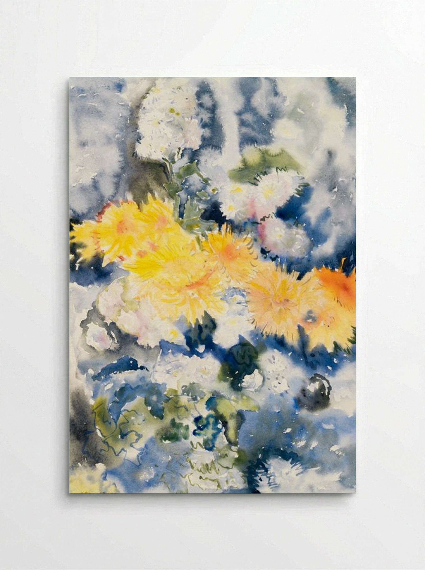 Yellow and Blue - Charles Demuth - Poster