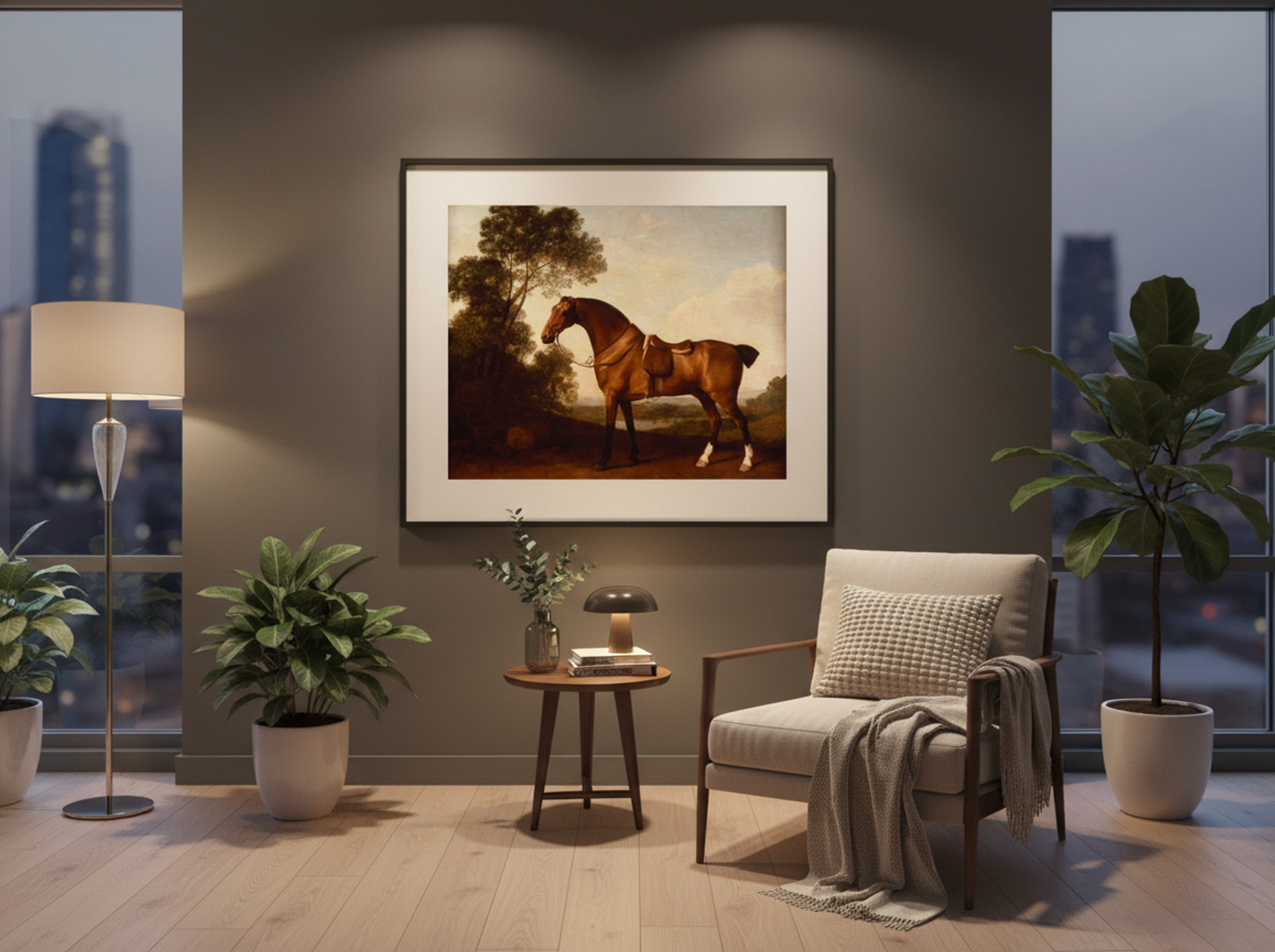 A Saddled Bay Hunter - George Stubbs - Lifestyle