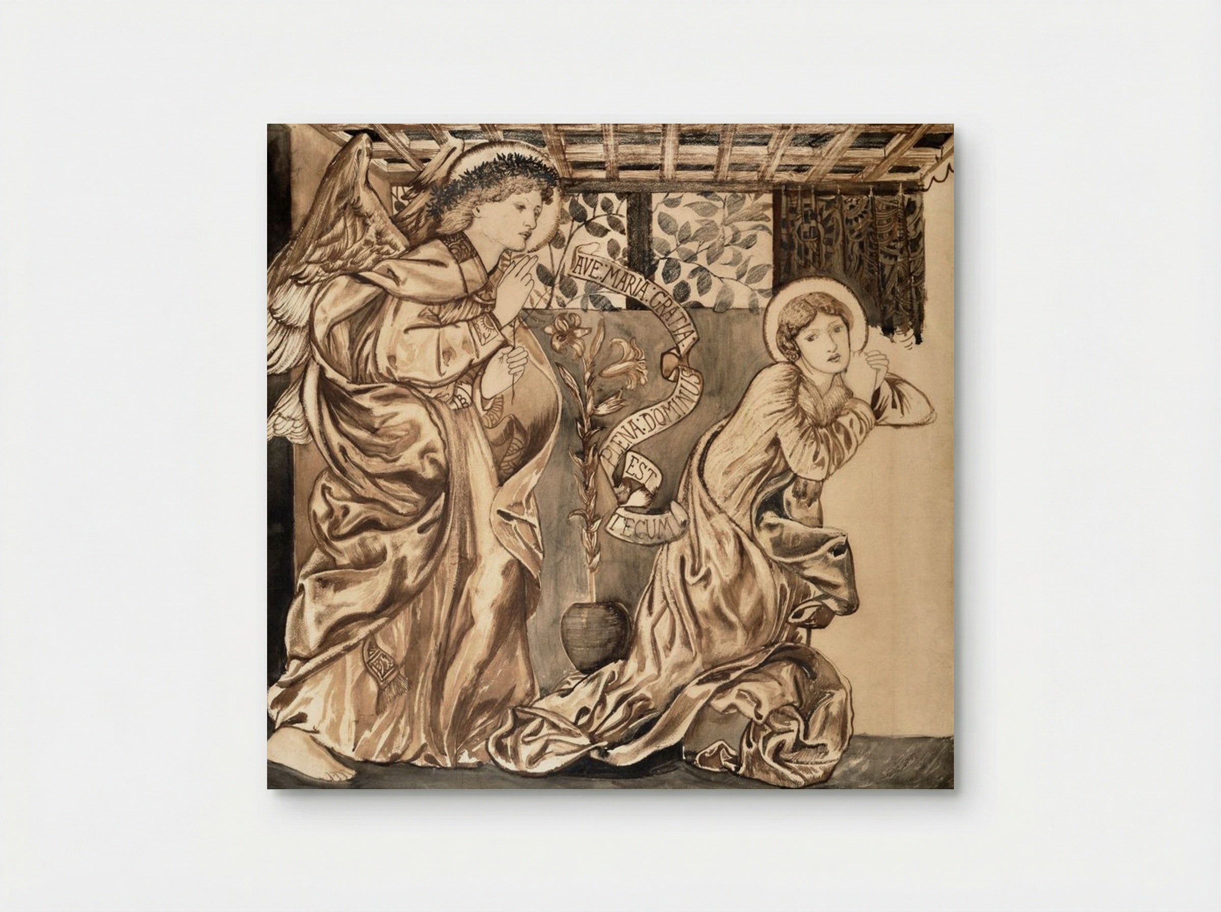 The Annunciation - Edward Burne-Jones - Poster