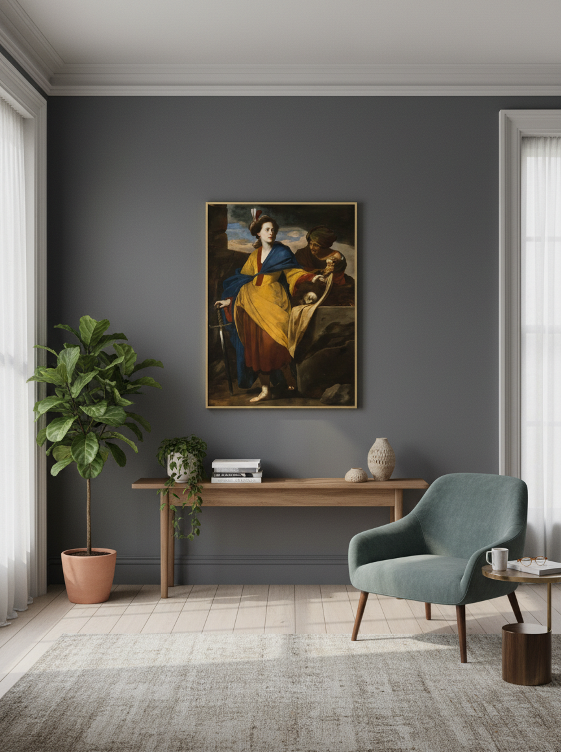 Judith with the Head of Holofernes - Massimo Stanzione - Lifestyle