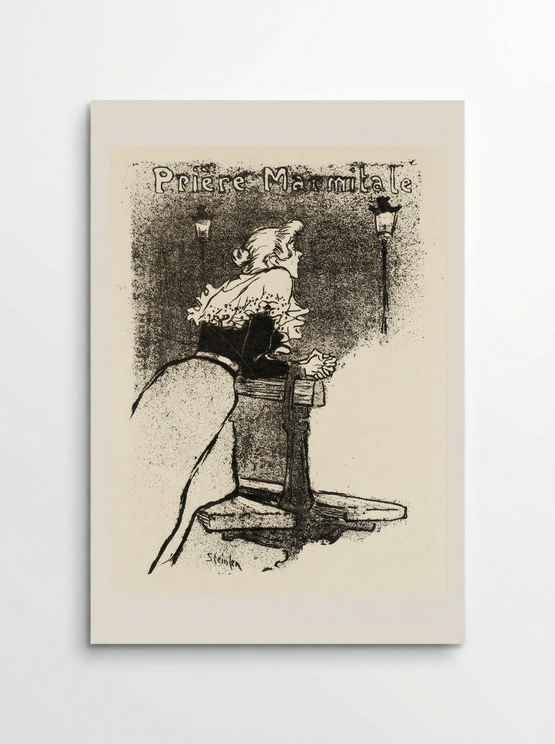 Prière Marmitale - Théophile Alexandre Steinlen - Poster