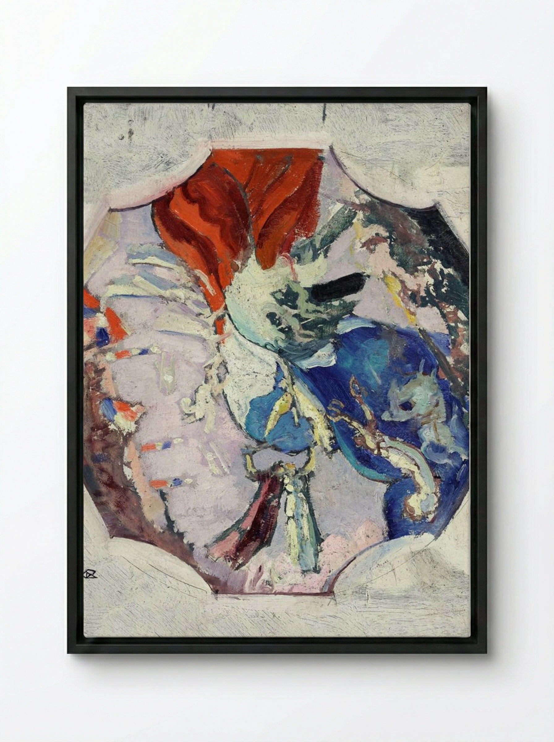 Victory (La Victoire) - Maurice Denis - Framed Canvas Black