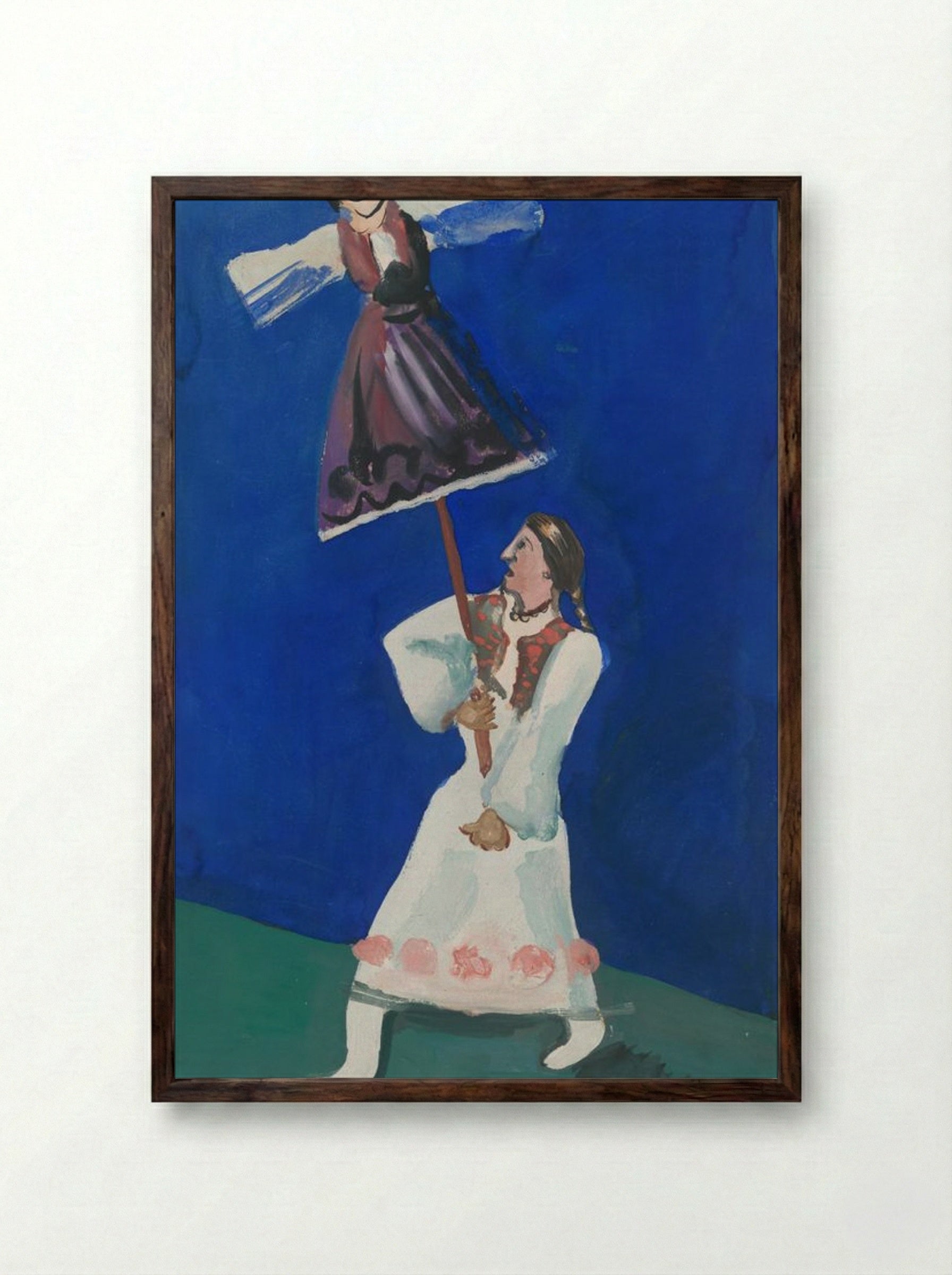 Morena - Cyprián Majerník - Framed Print Dark Wood