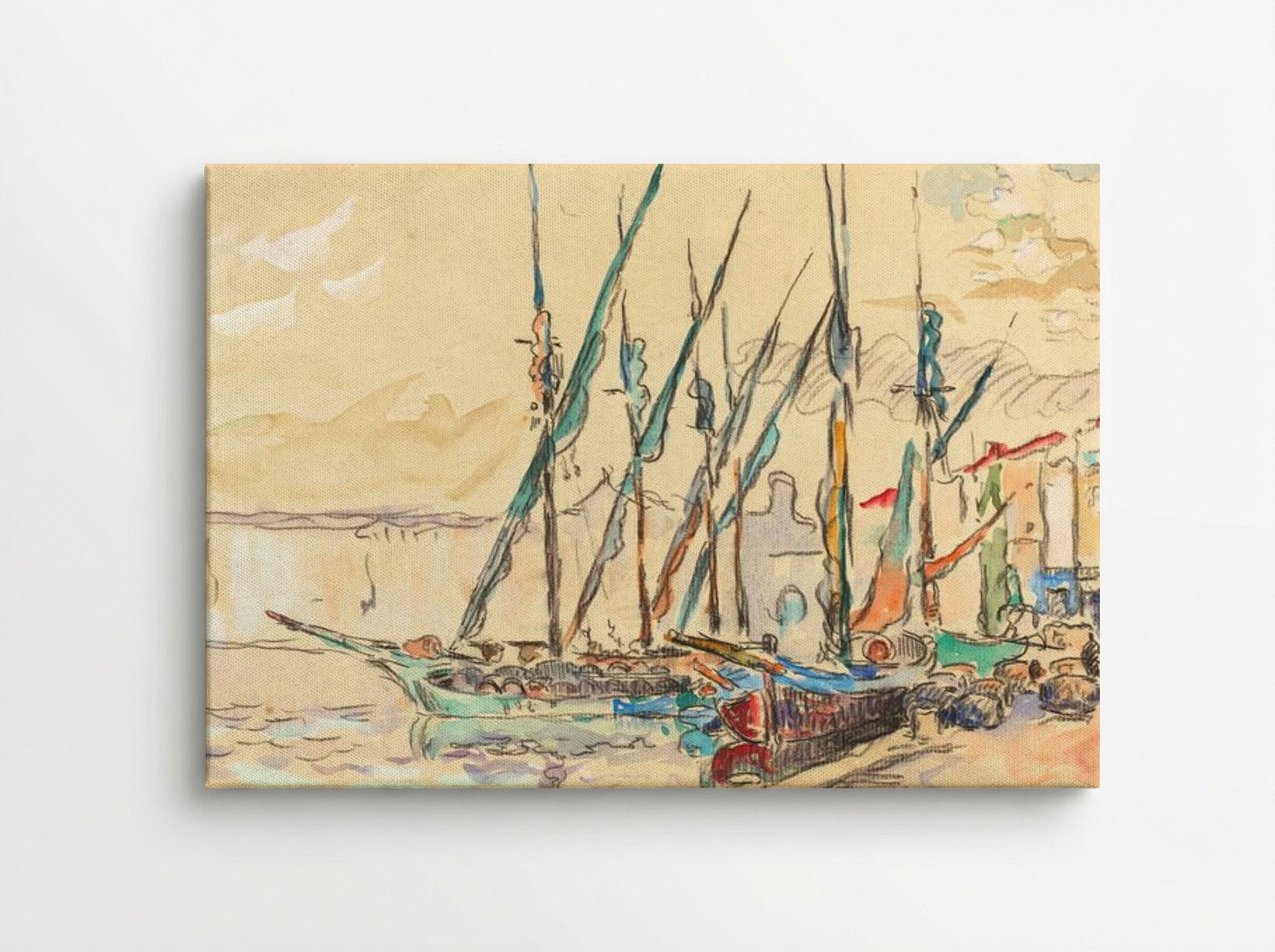 St. Tropez - Paul Signac - Canvas