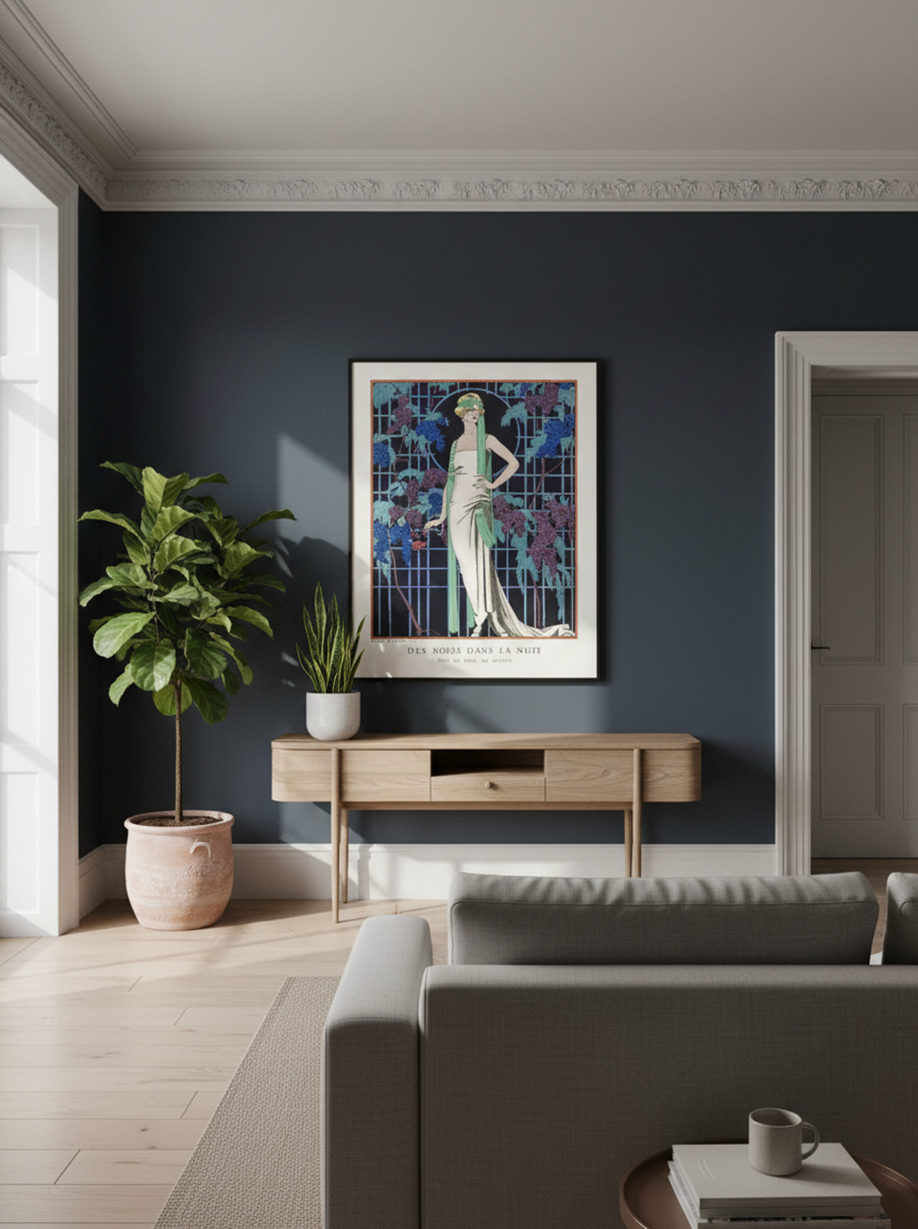 Des Roses dans la Nuit (Evening Dress by Worth) - George Barbier - Lifestyle