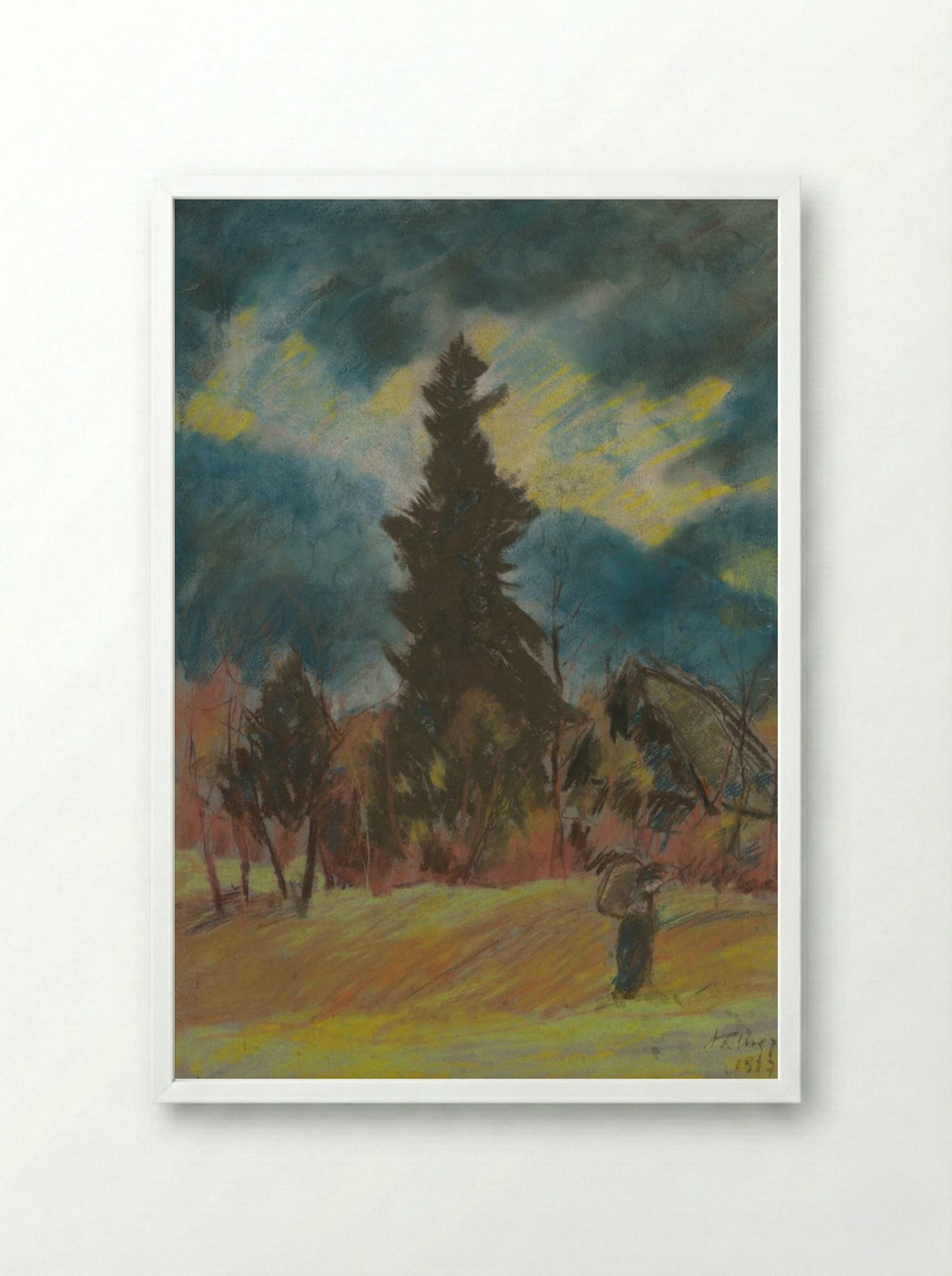 Before the Storm - Zolo Palugyay - Framed Print White