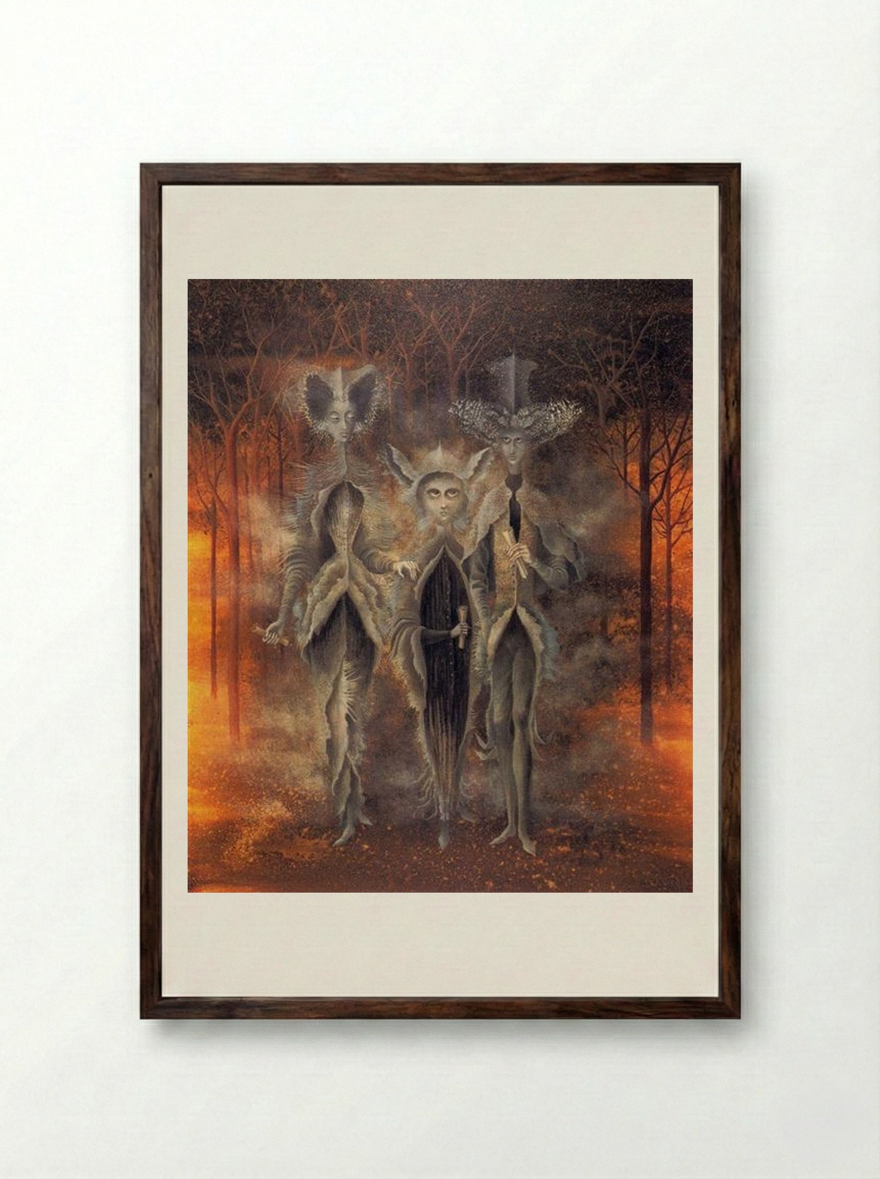 Aurora - Remedios Varo - Framed Print Dark Wood