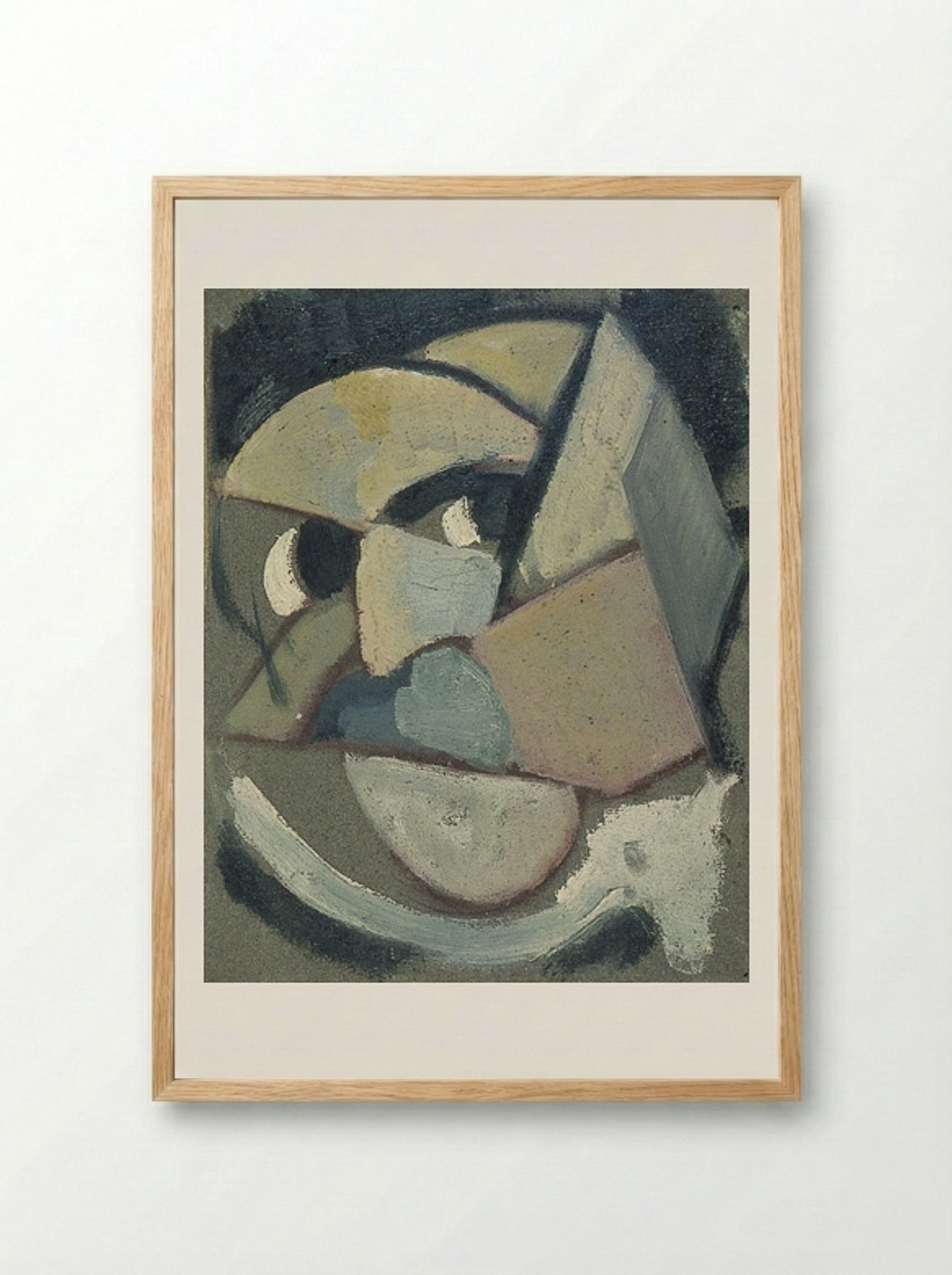 Abstract Portrait - Theo van Doesburg - Framed Print Wood