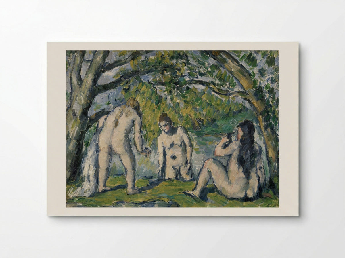 Three Bathers (Trois baigneuses) - Paul Cézanne - Poster