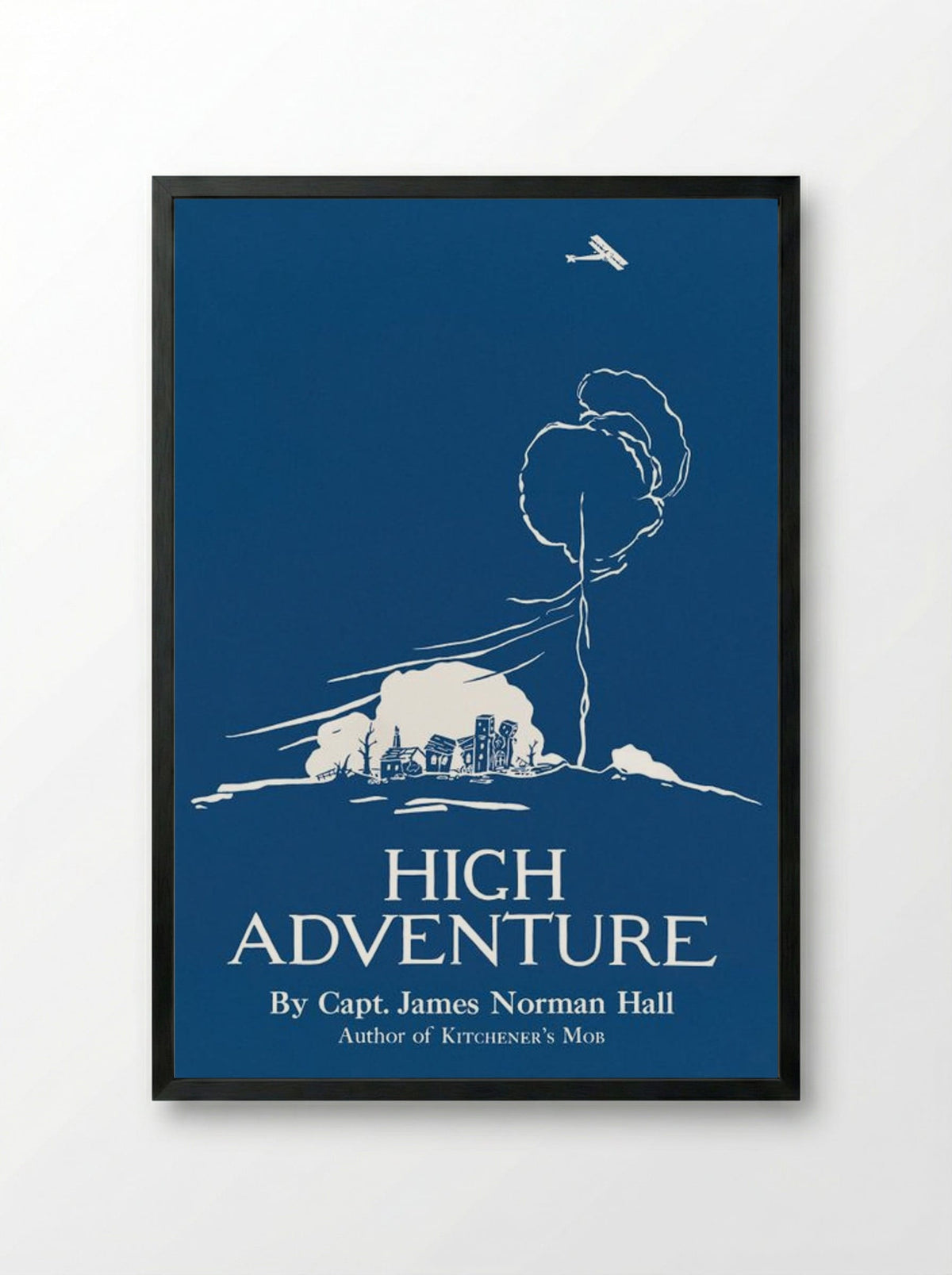 High Adventure - Edward Penfield - Framed Print Black