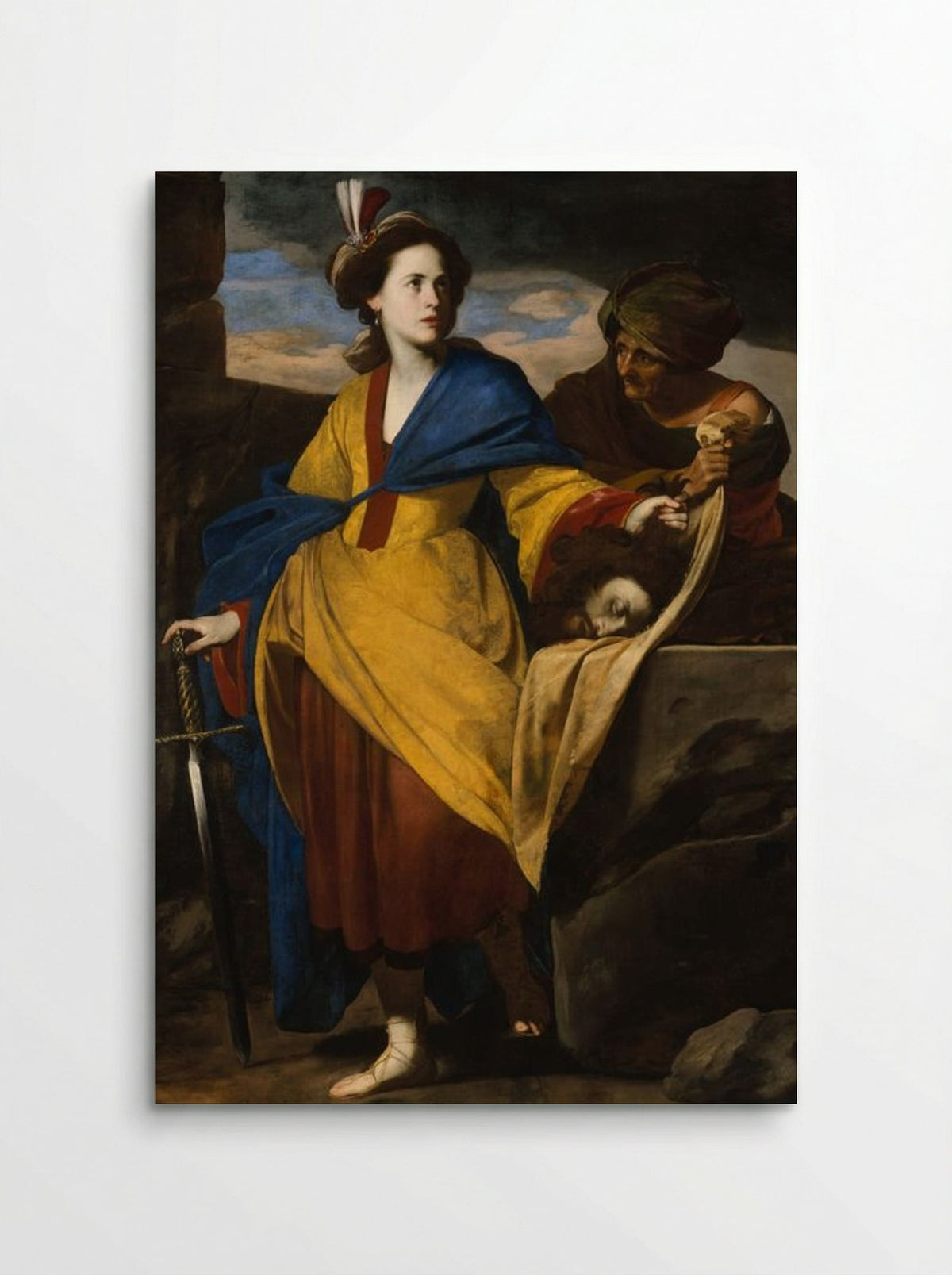 Judith with the Head of Holofernes - Massimo Stanzione - Poster