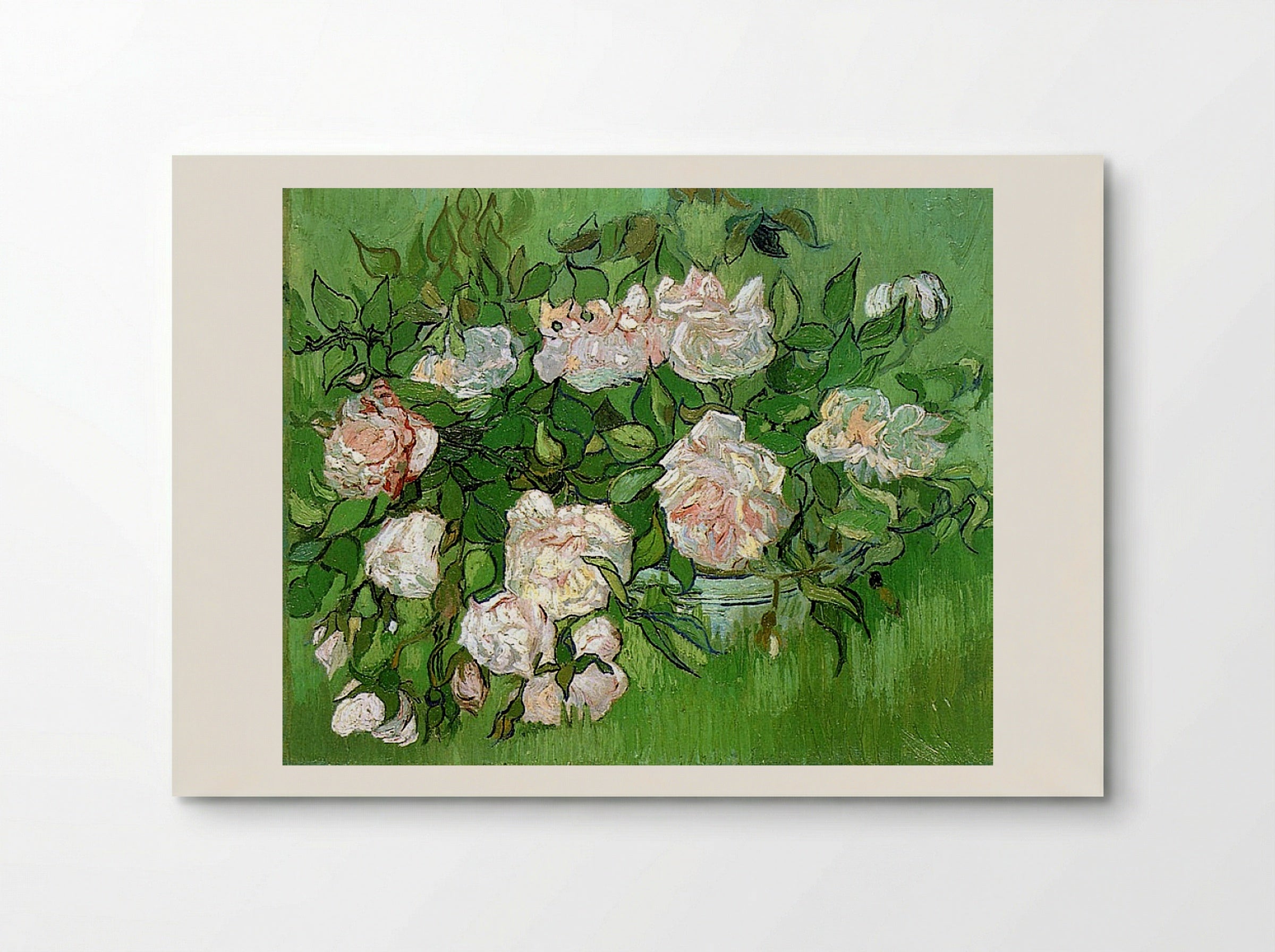 Still Life with Pink Roses - Vincent van Gogh - Poster