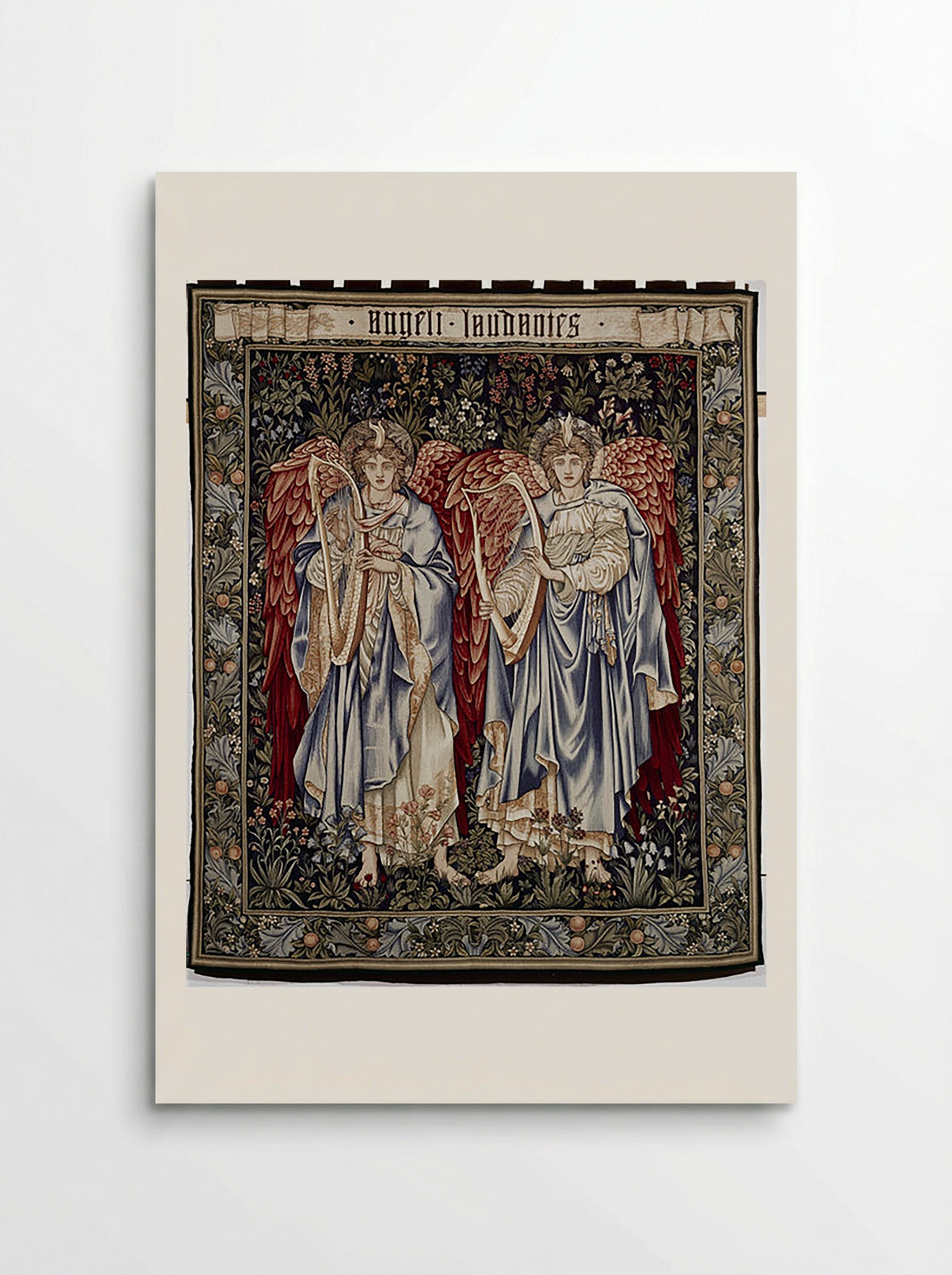 Angeli Laudantes - William Morris - Poster