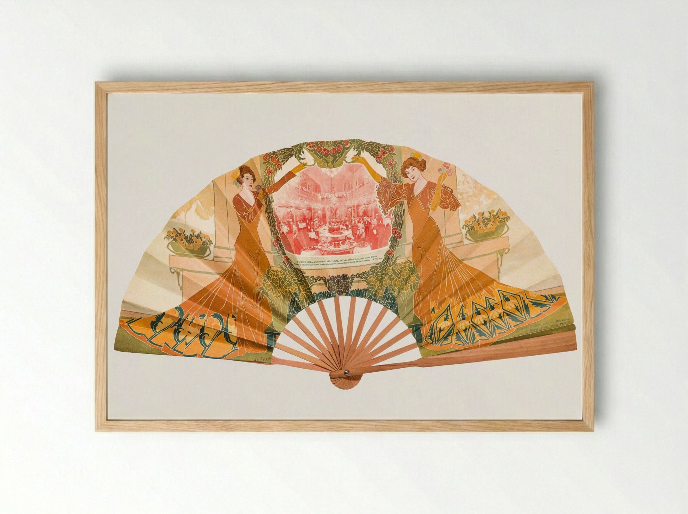 The Grand Vatel - Georges de Feure - Framed Print Wood
